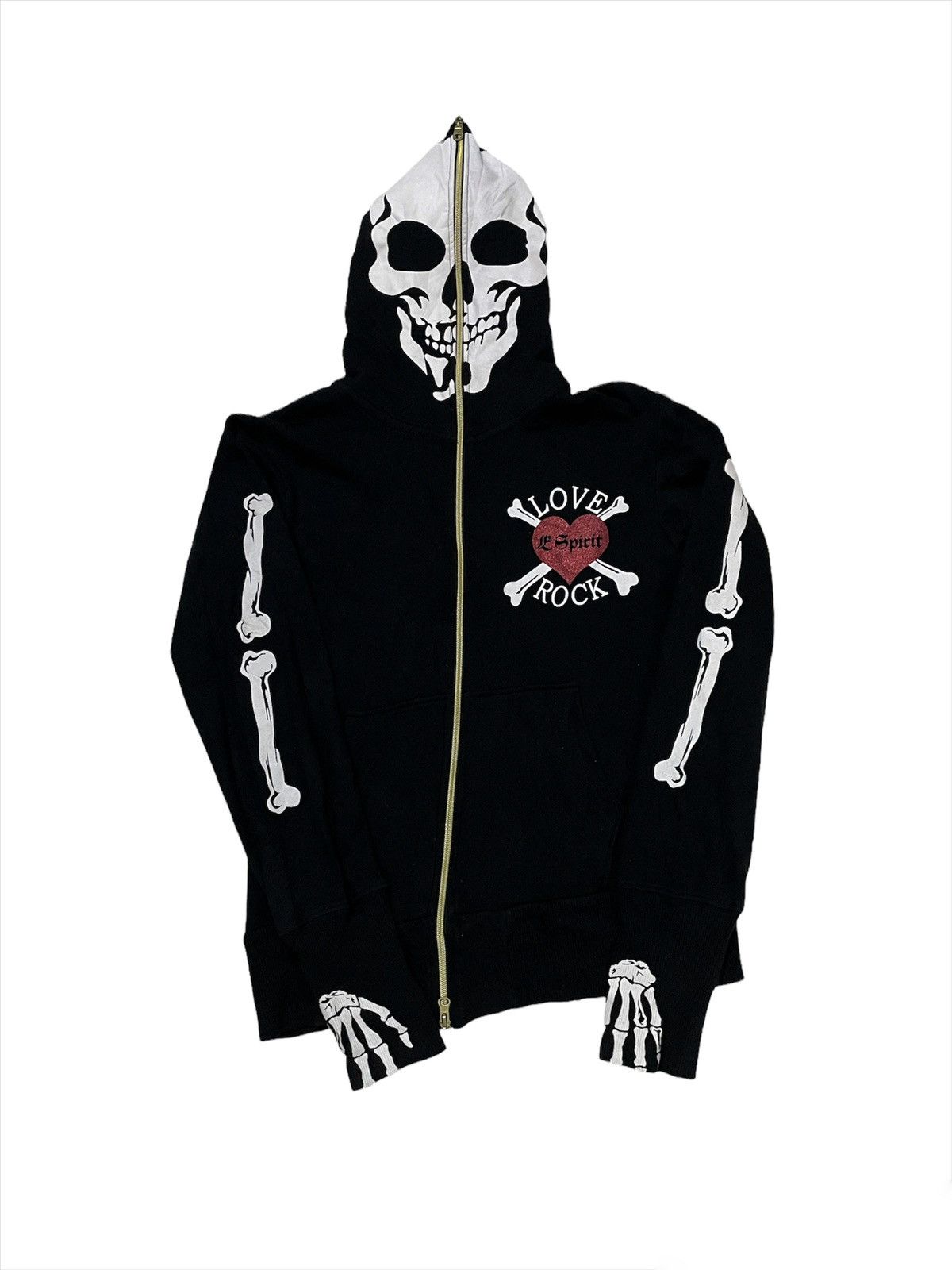 Designer × LRG × Seditionaries ☠️Dangerous Warning Skeletons Full Zip Hoodie Size US M / EU 48-50 / 2 - 1 Thumbnail