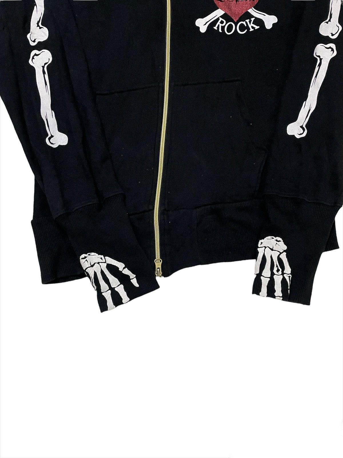 Designer × LRG × Seditionaries ☠️Dangerous Warning Skeletons Full Zip Hoodie Size US M / EU 48-50 / 2 - 3 Thumbnail