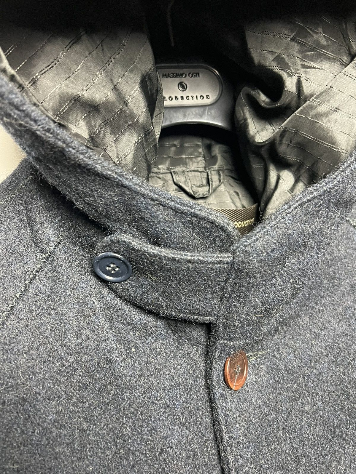Massimo Osti massimo osti 90s y2k wool jacket stone island like Size US L / EU 52-54 / 3 - 6 Thumbnail