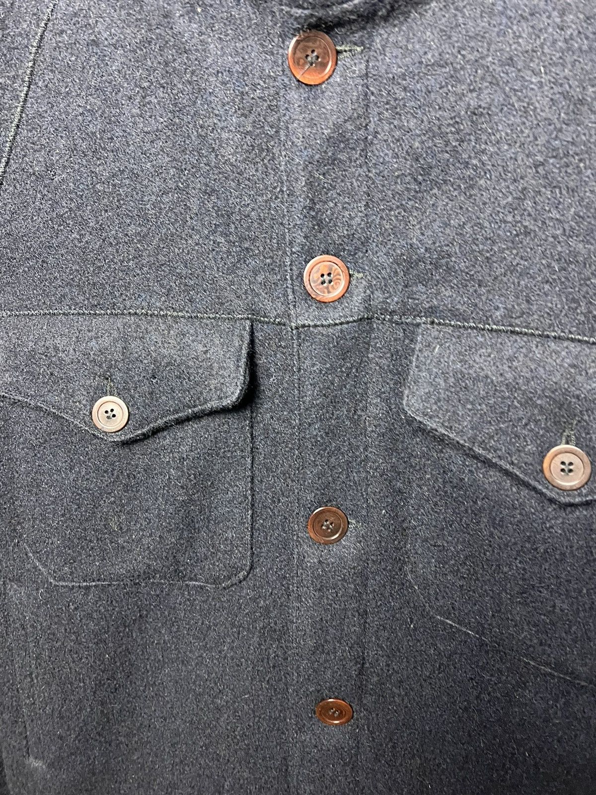 Massimo Osti massimo osti 90s y2k wool jacket stone island like Size US L / EU 52-54 / 3 - 4 Thumbnail