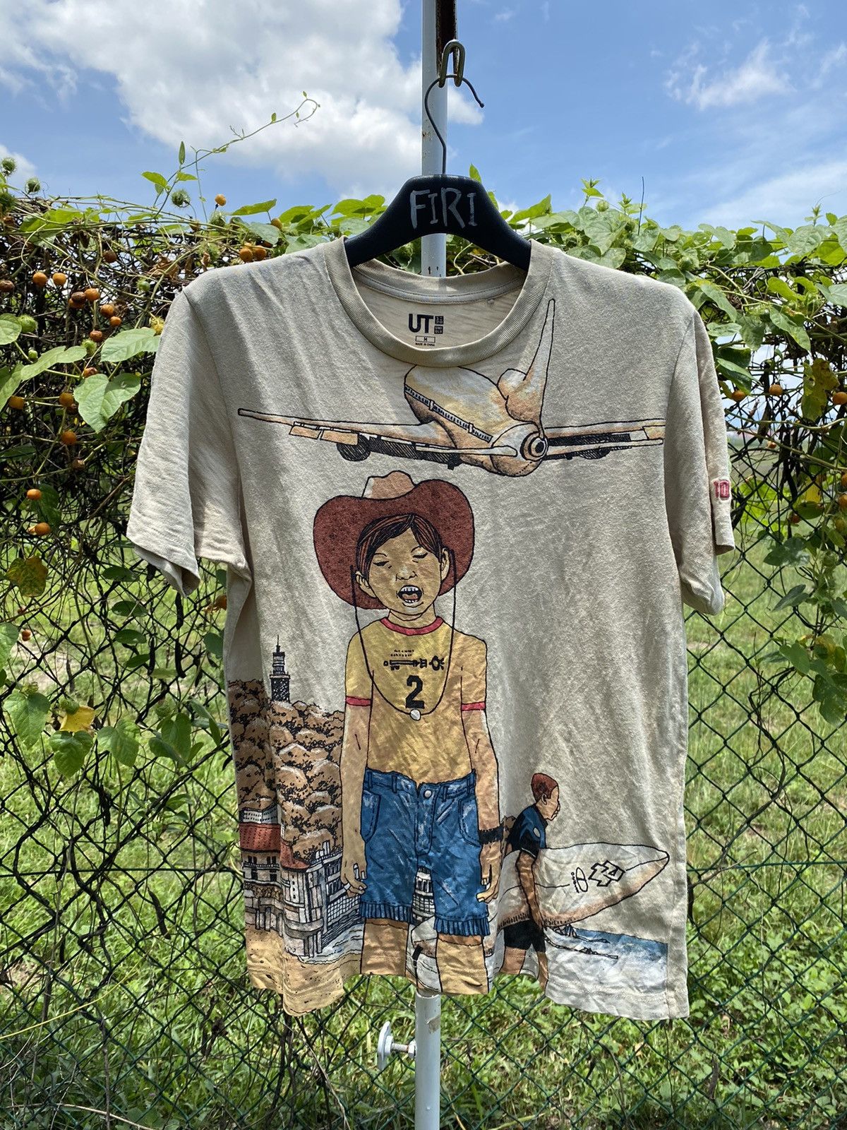 Japanese Brand TAIYO MATSUMOTO NICOLA DE CRECY T-SHIRT Size US M / EU 48-50 / 2 - 1 Thumbnail