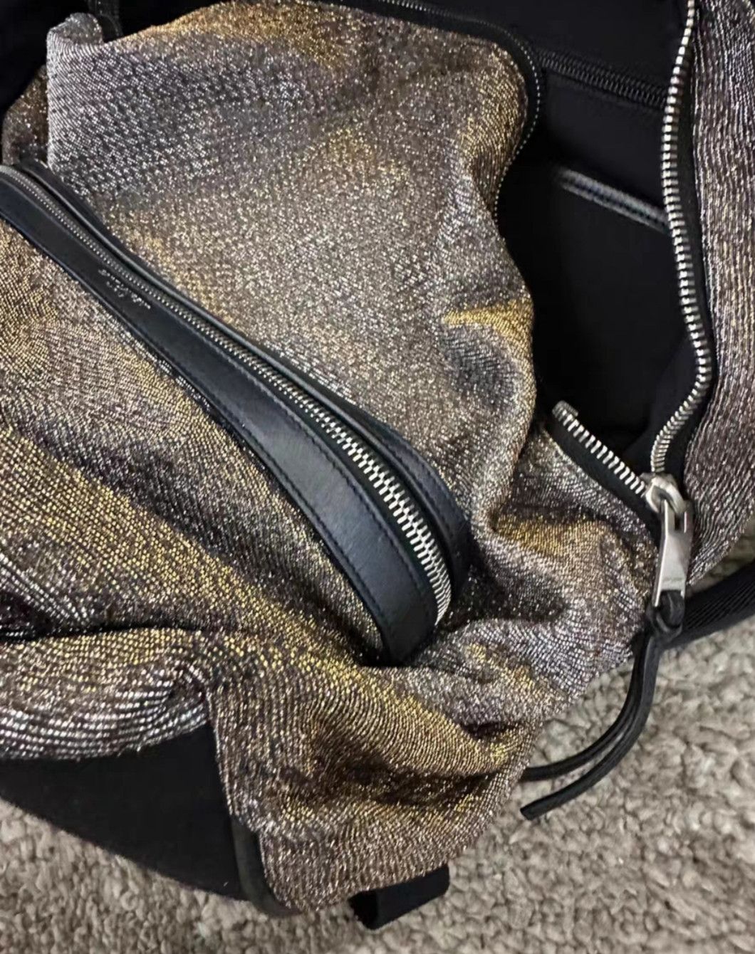 Saint Laurent Champagne Shoulder Bag