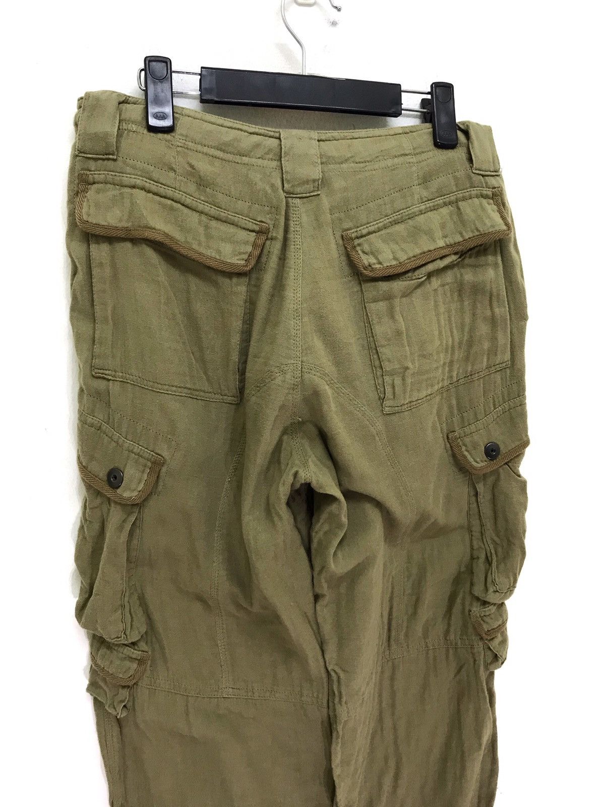 Japanese Brand PPFM Multi Pockets Cargo Pant Thin Baggy Balloon Size US 31 - 8 Thumbnail