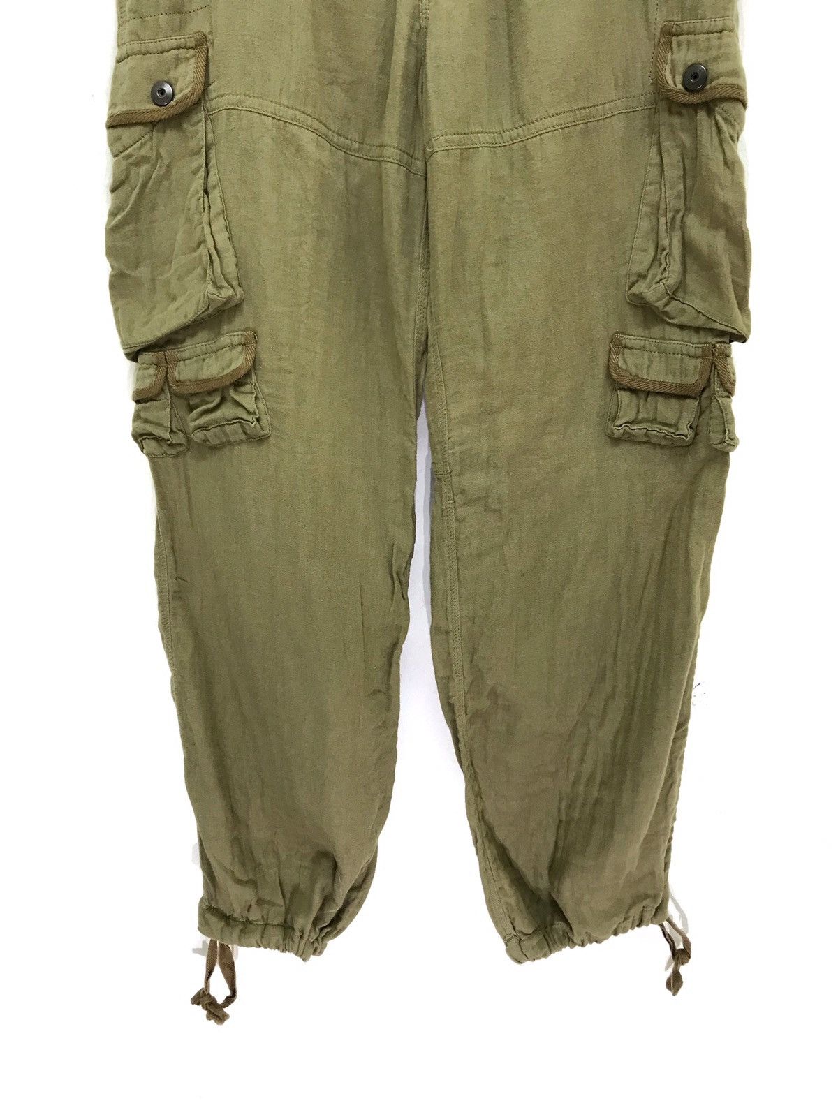 Japanese Brand PPFM Multi Pockets Cargo Pant Thin Baggy Balloon Size US 31 - 3 Thumbnail