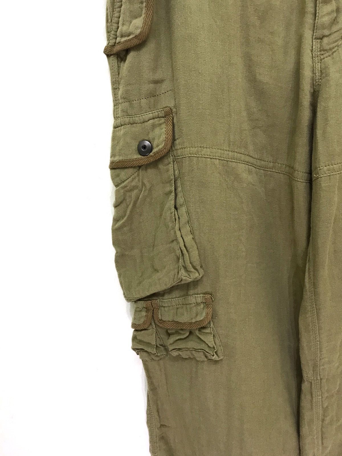 Japanese Brand PPFM Multi Pockets Cargo Pant Thin Baggy Balloon Size US 31 - 6 Thumbnail