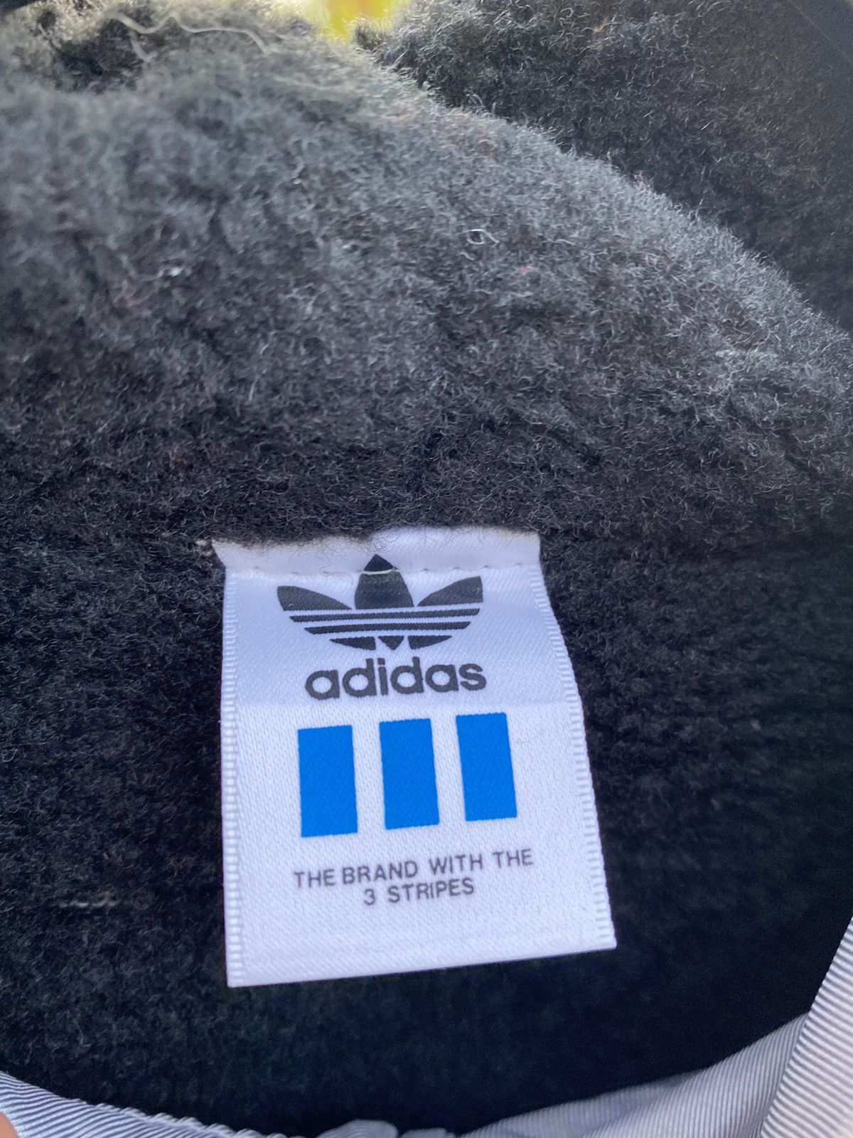 Adidas Vintage 90s Adidas Trefoil Sherpa Long Jacket Size US L / EU 52-54 / 3 - 5 Thumbnail