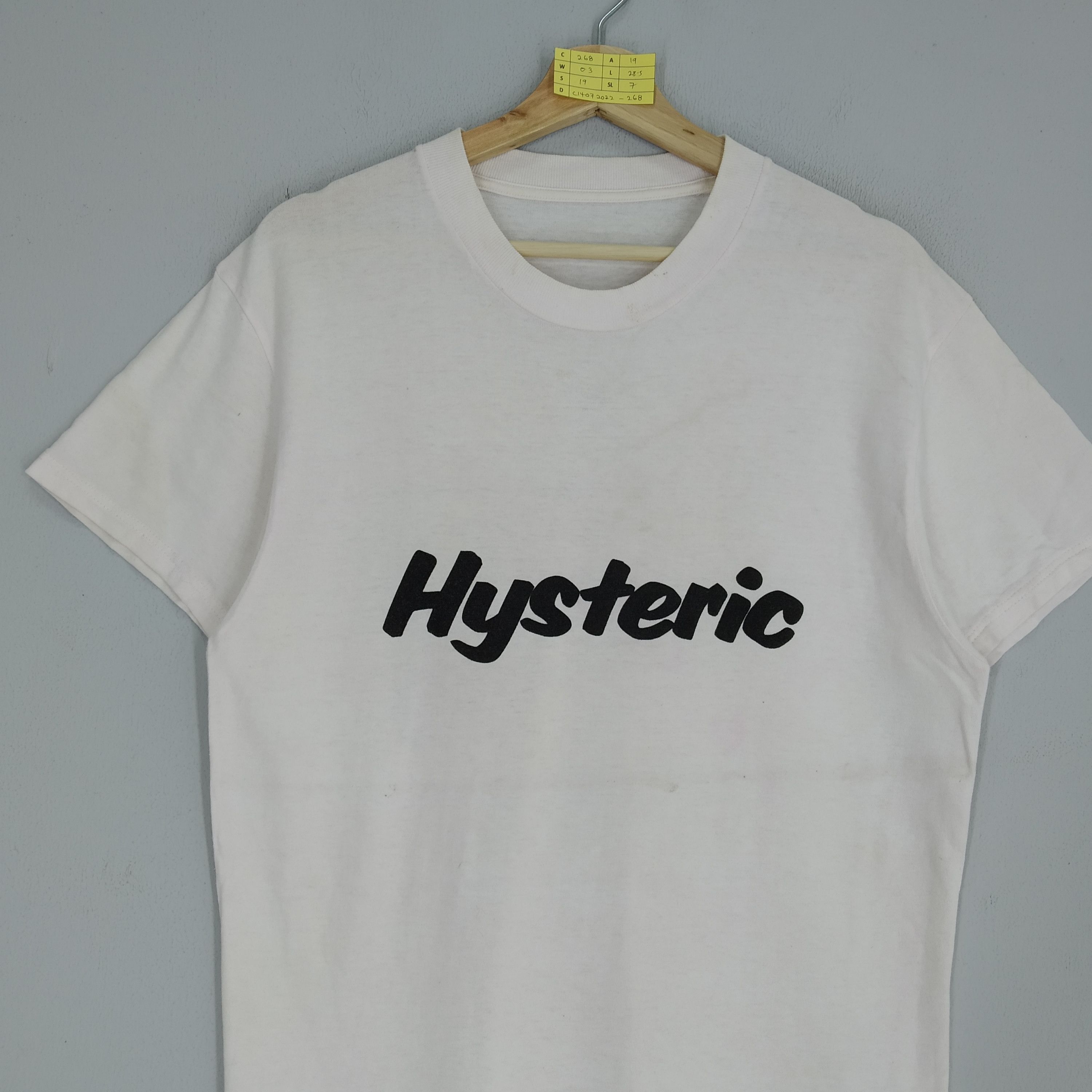 Hysteric Glamour Vintage Hysteric Glamour Japan Backprint T-shirt Size US M / EU 48-50 / 2 - 3 Thumbnail