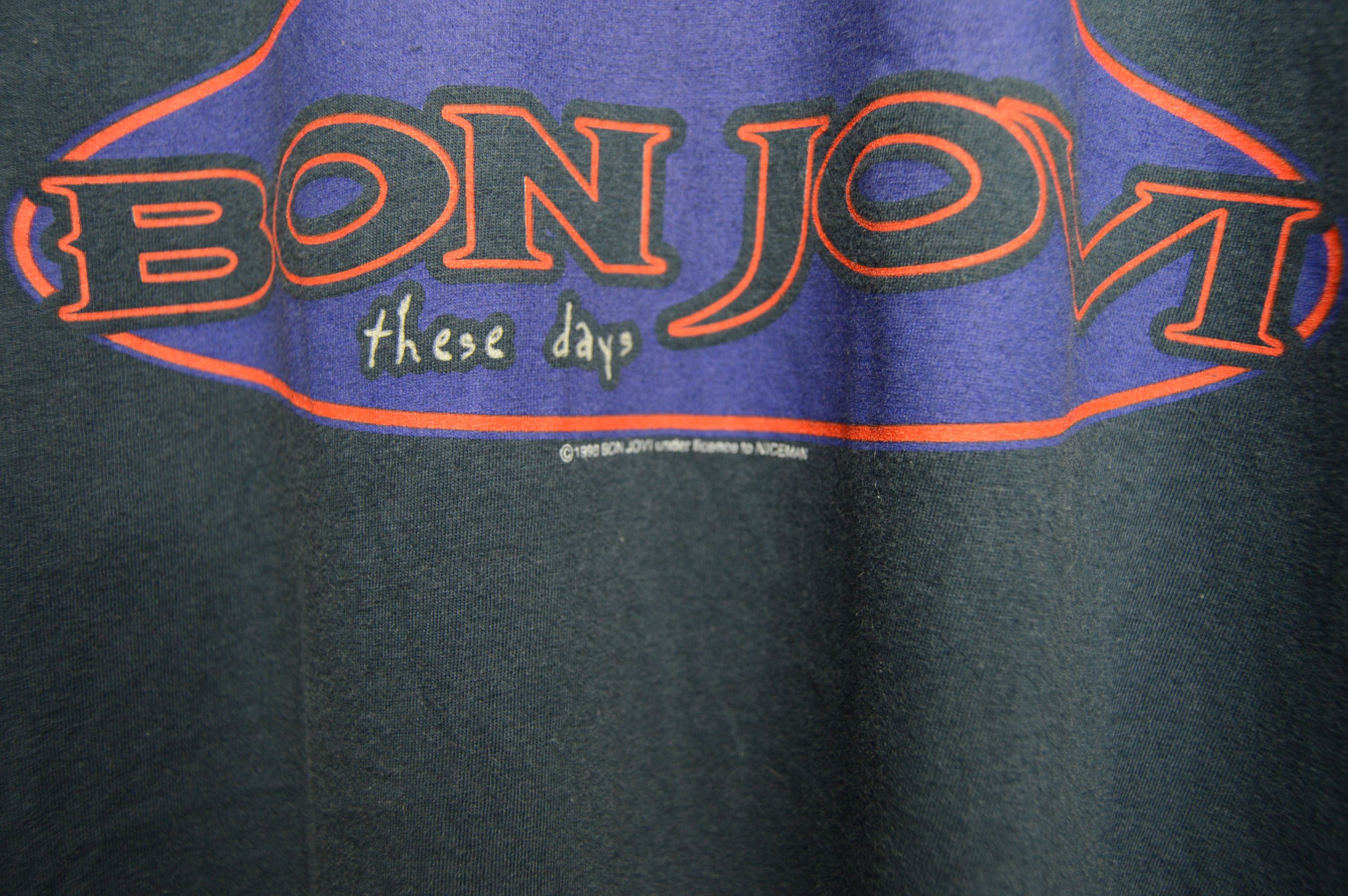 Band Tees Bon Jovi 1996 y2k t shirt Size US XL / EU 56 / 4 - 5 Thumbnail