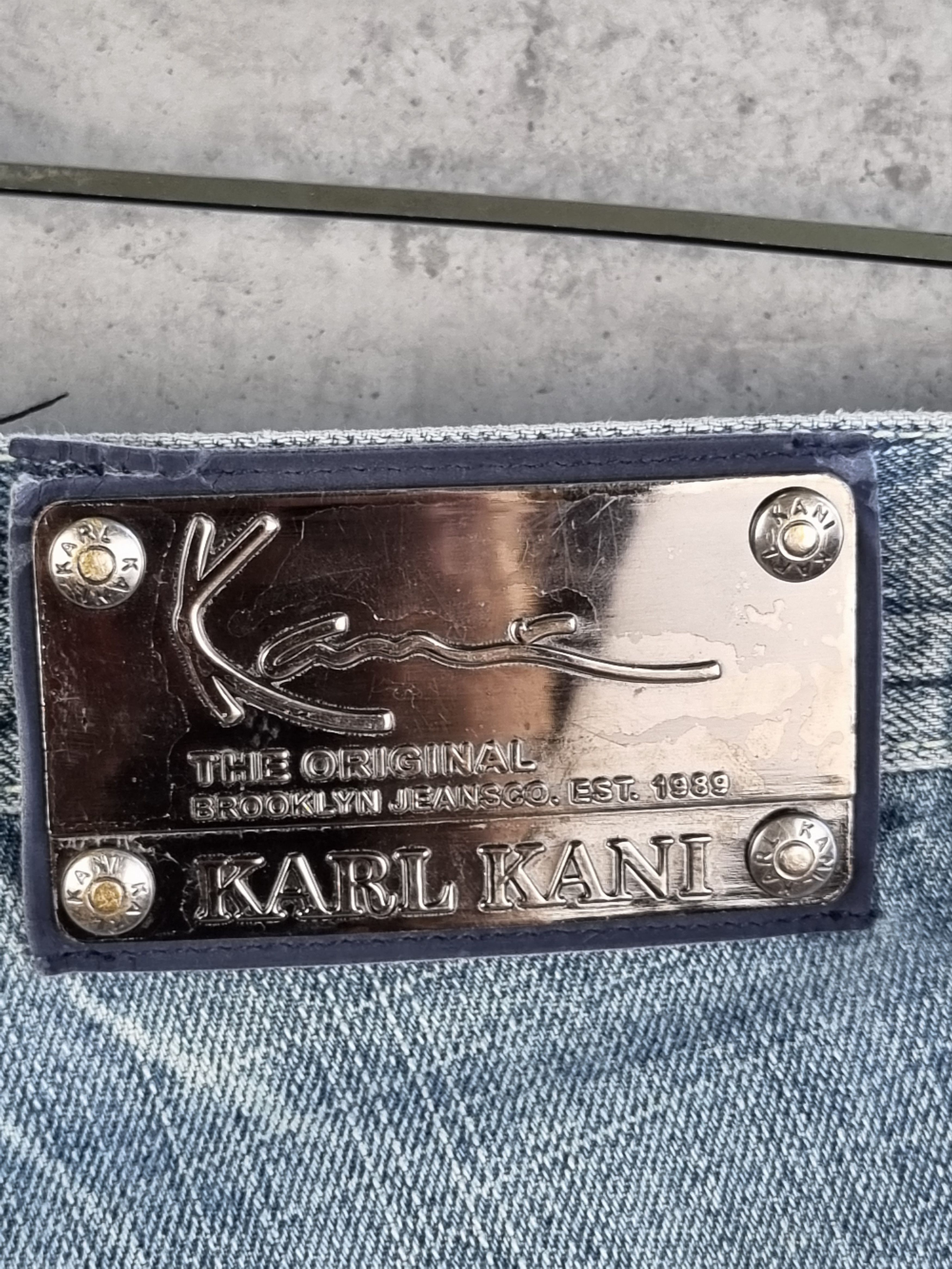 Karl Kani × Rap Tees 90s Baggy KARL KANI Stone Washed Vintage Jeans Size US 32 / EU 48 - 5 Thumbnail
