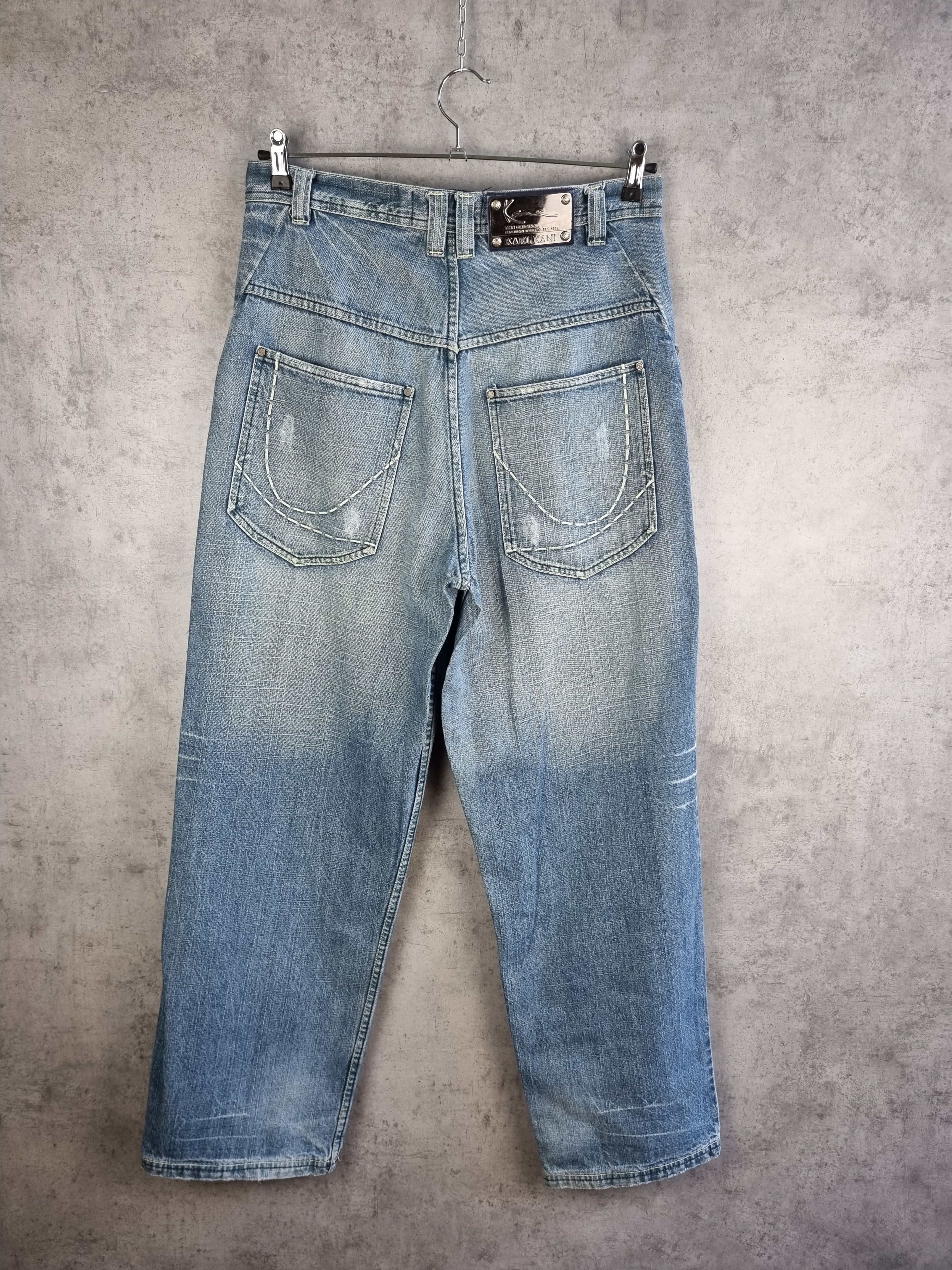 Karl Kani × Rap Tees 90s Baggy KARL KANI Stone Washed Vintage Jeans Size US 32 / EU 48 - 2 Thumbnail