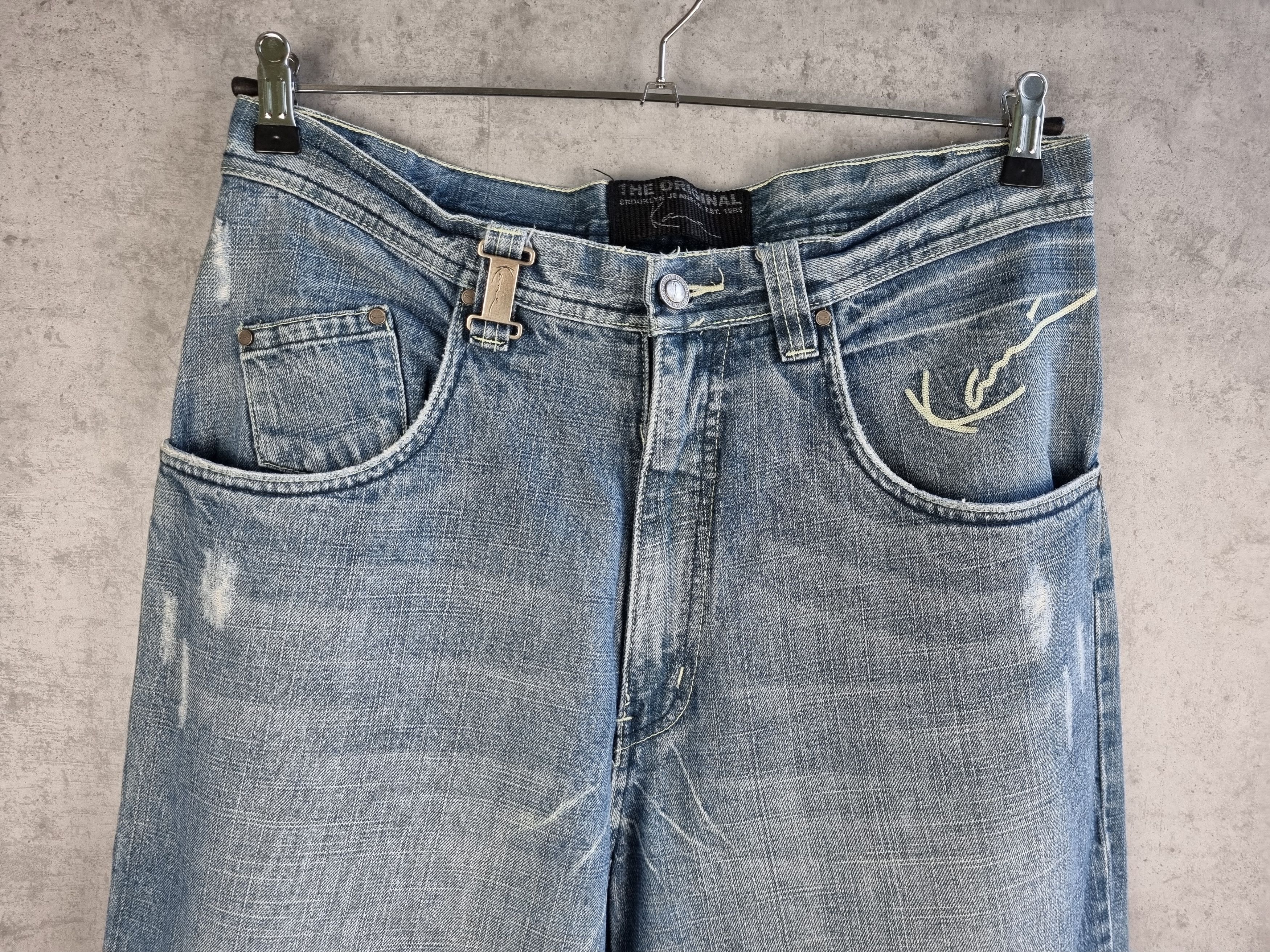 Karl Kani × Rap Tees 90s Baggy KARL KANI Stone Washed Vintage Jeans Size US 32 / EU 48 - 7 Thumbnail