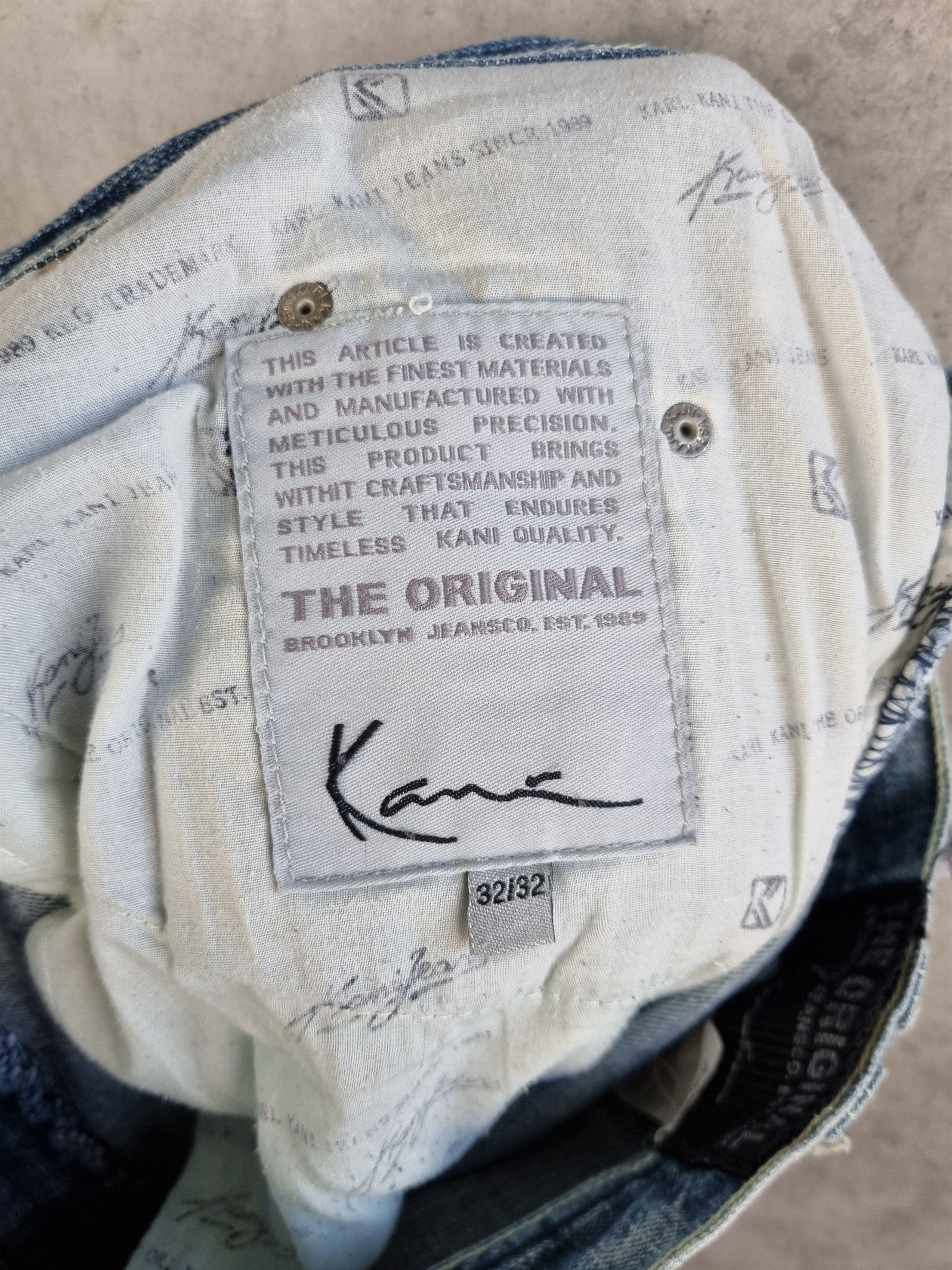 Karl Kani × Rap Tees 90s Baggy KARL KANI Stone Washed Vintage Jeans Size US 32 / EU 48 - 10 Thumbnail