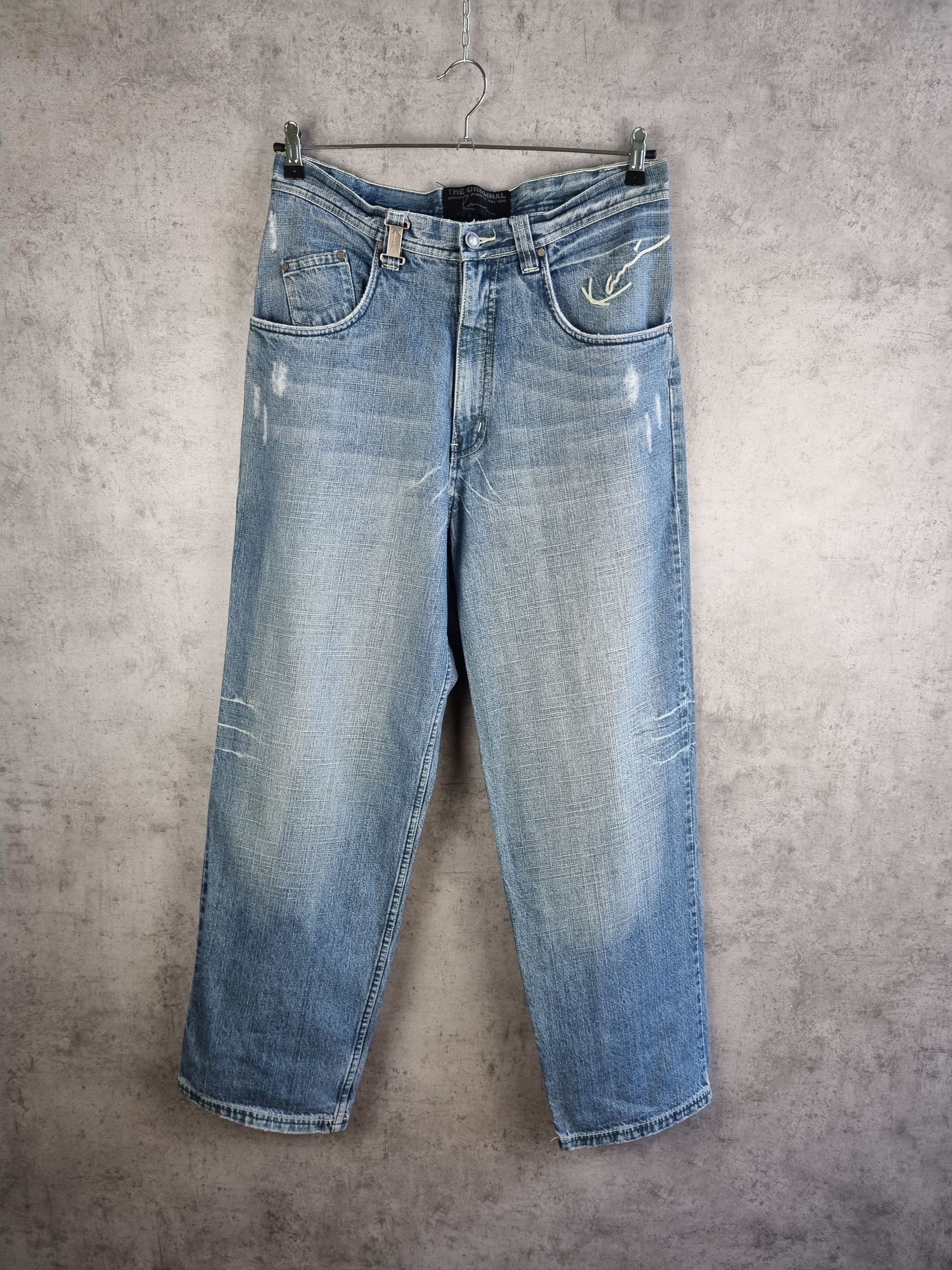 Karl Kani × Rap Tees 90s Baggy KARL KANI Stone Washed Vintage Jeans Size US 32 / EU 48 - 1 Thumbnail