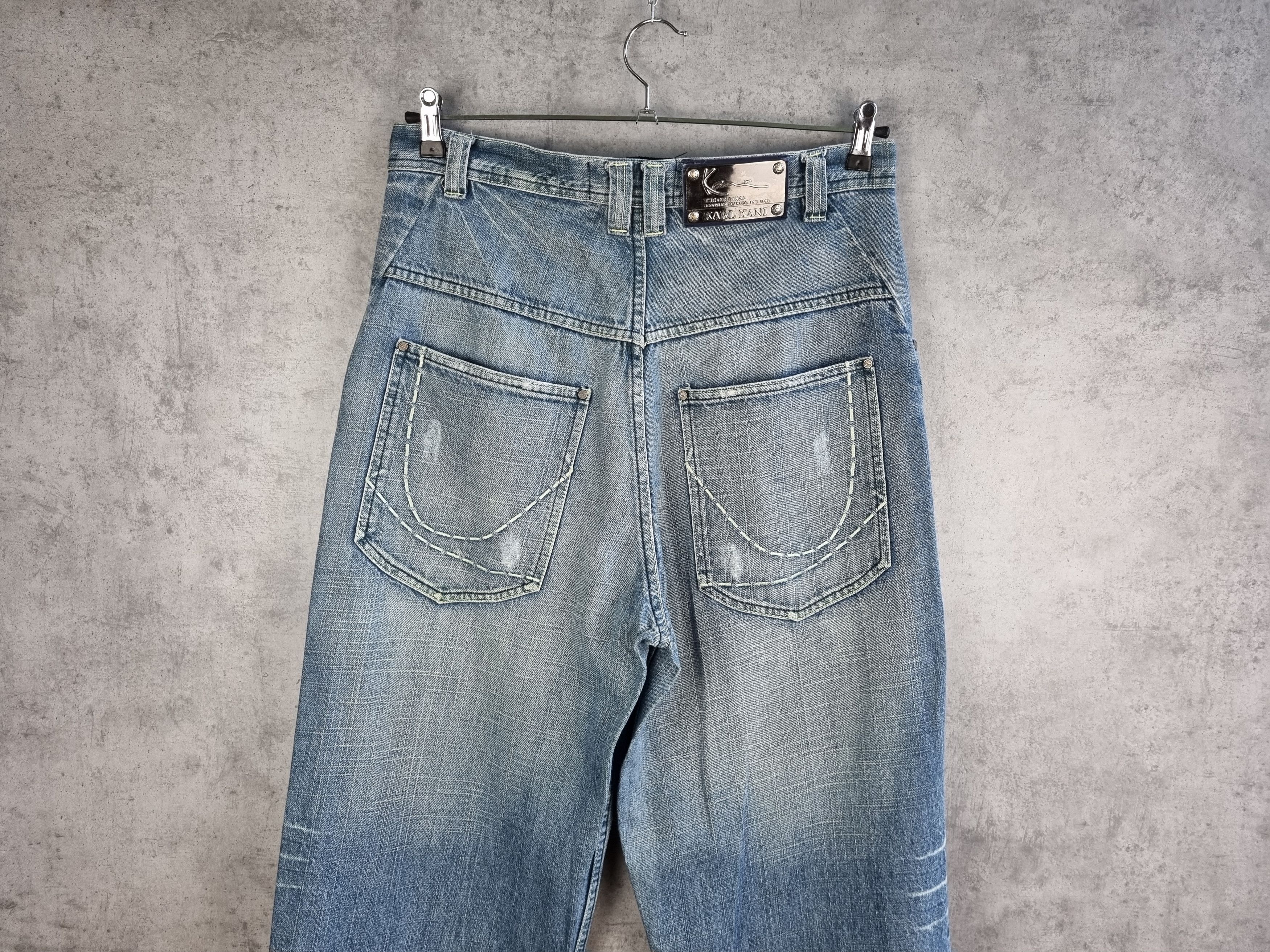 Karl Kani × Rap Tees 90s Baggy KARL KANI Stone Washed Vintage Jeans Size US 32 / EU 48 - 3 Thumbnail