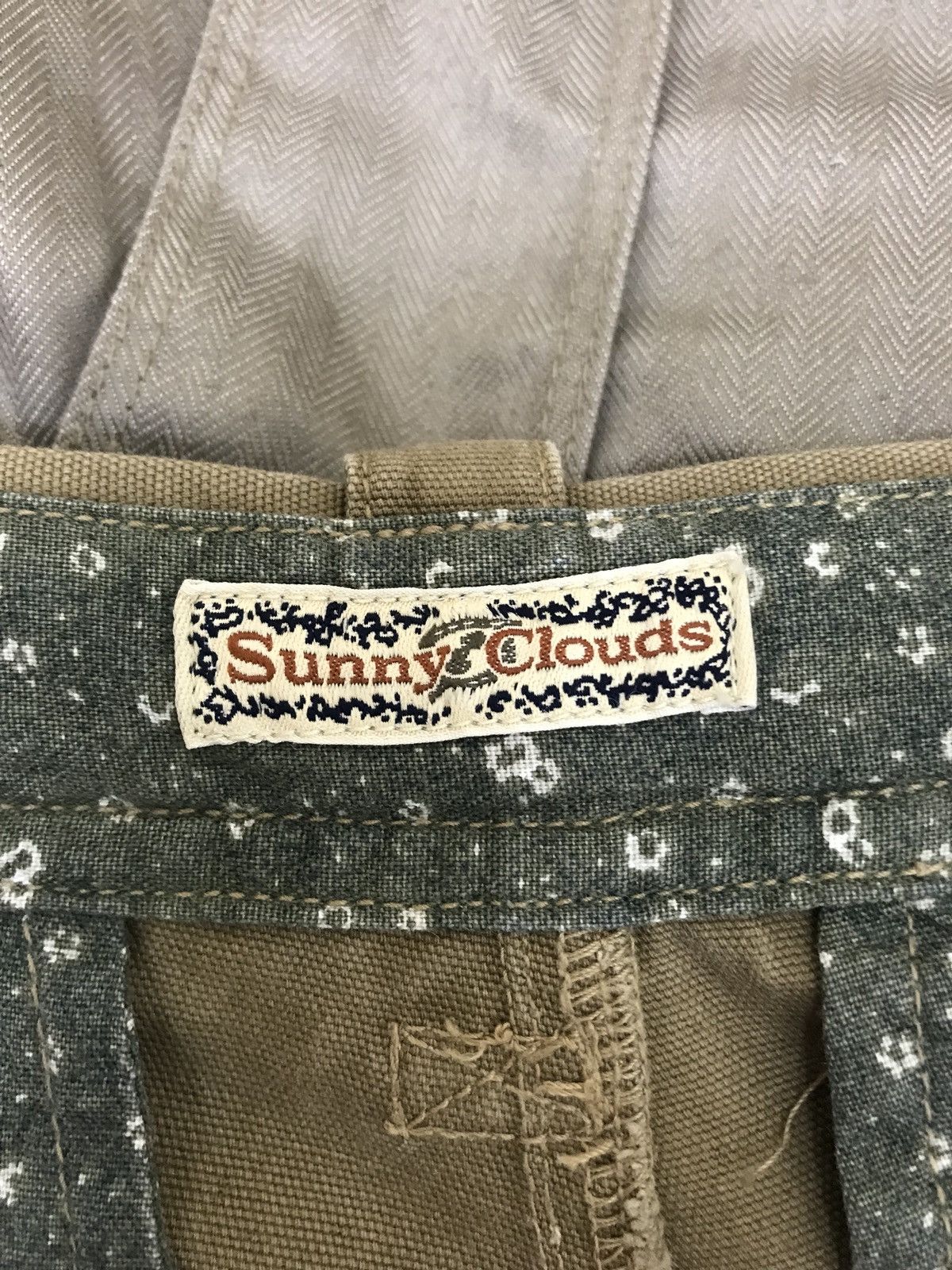 Japanese Brand Sunny Clouds Cargo Pant Baggy Wide Adjustable Waist Size US 28 / EU 44 - 10 Thumbnail