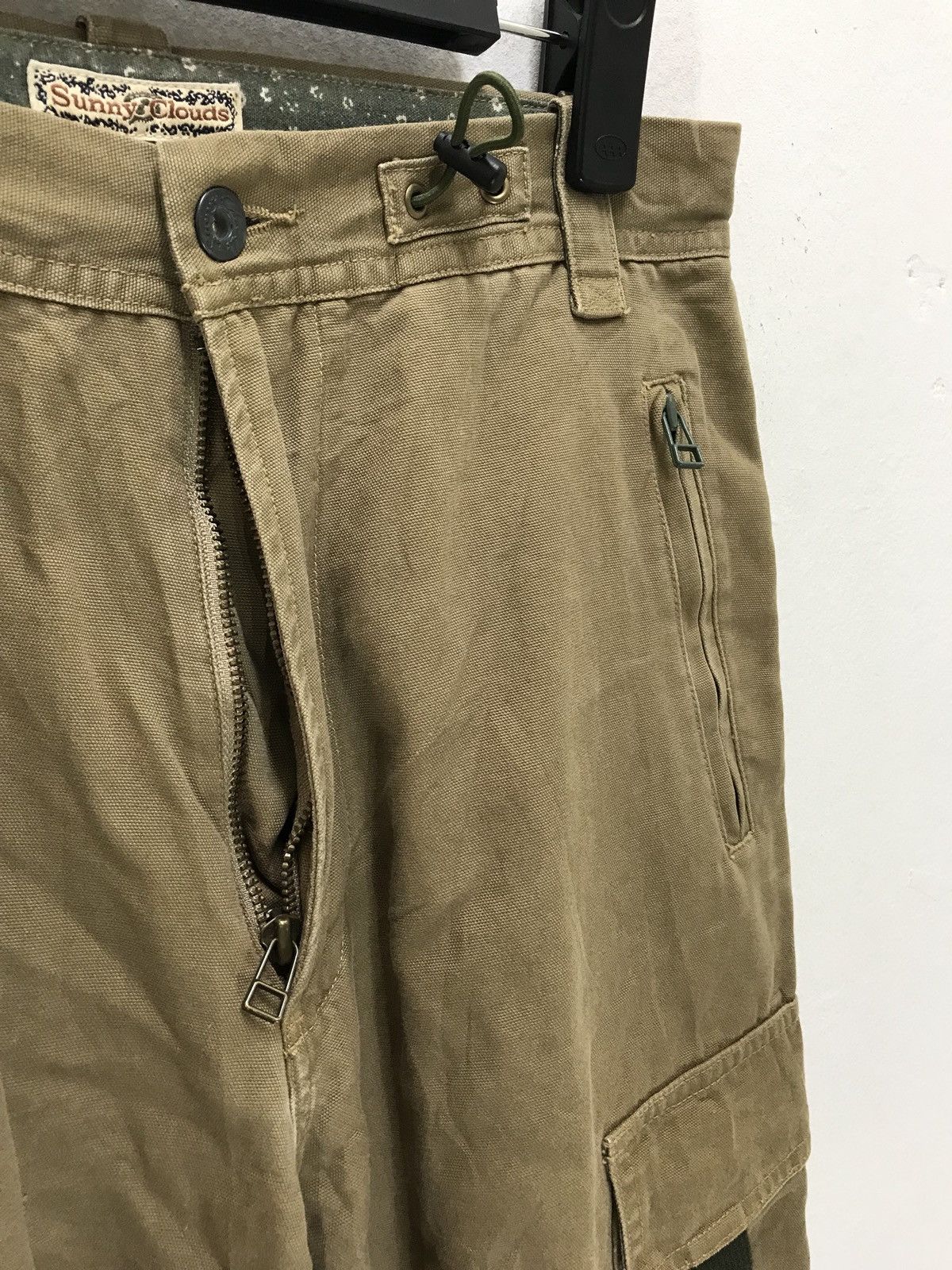 Japanese Brand Sunny Clouds Cargo Pant Baggy Wide Adjustable Waist Size US 28 / EU 44 - 7 Thumbnail