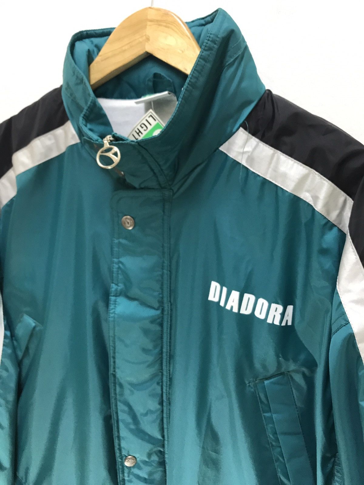 Diadora NOS with Tag Diadora Parka Rain Coat Windbreaker Big Logo Size US L / EU 52-54 / 3 - 5 Thumbnail