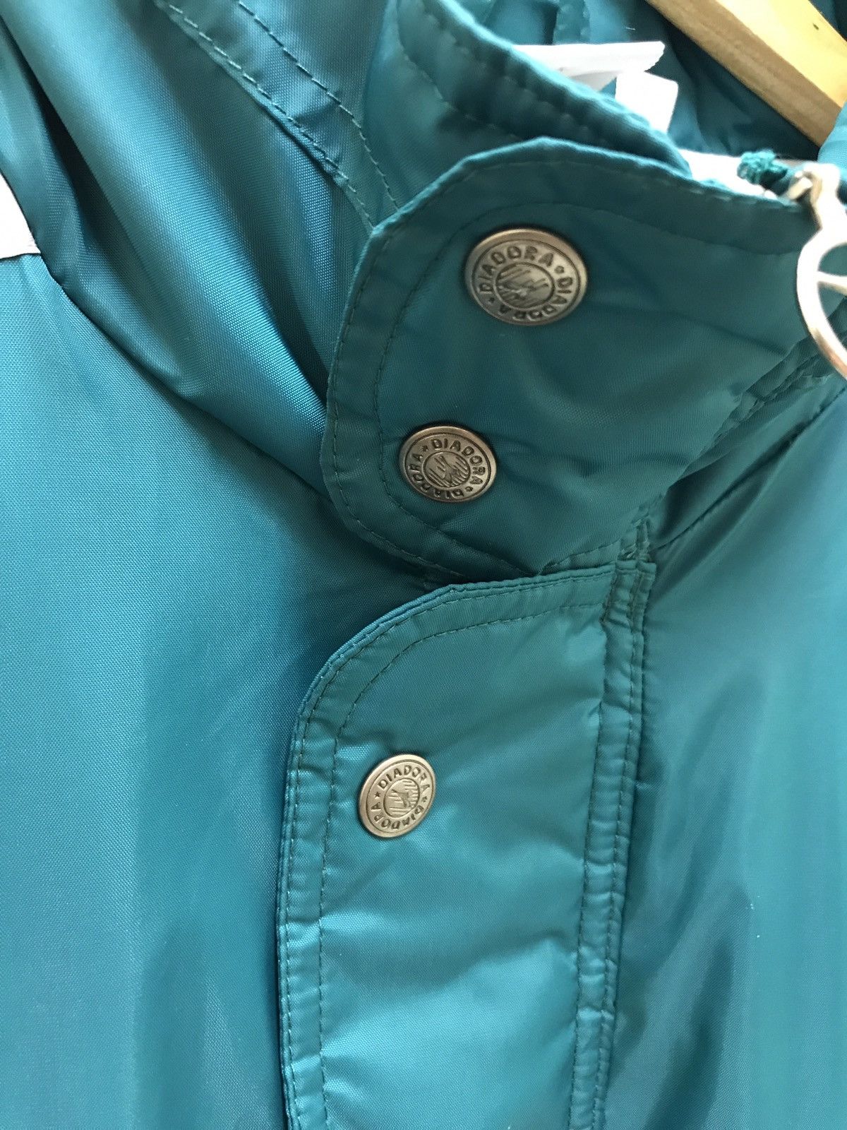 Diadora NOS with Tag Diadora Parka Rain Coat Windbreaker Big Logo Size US L / EU 52-54 / 3 - 6 Thumbnail