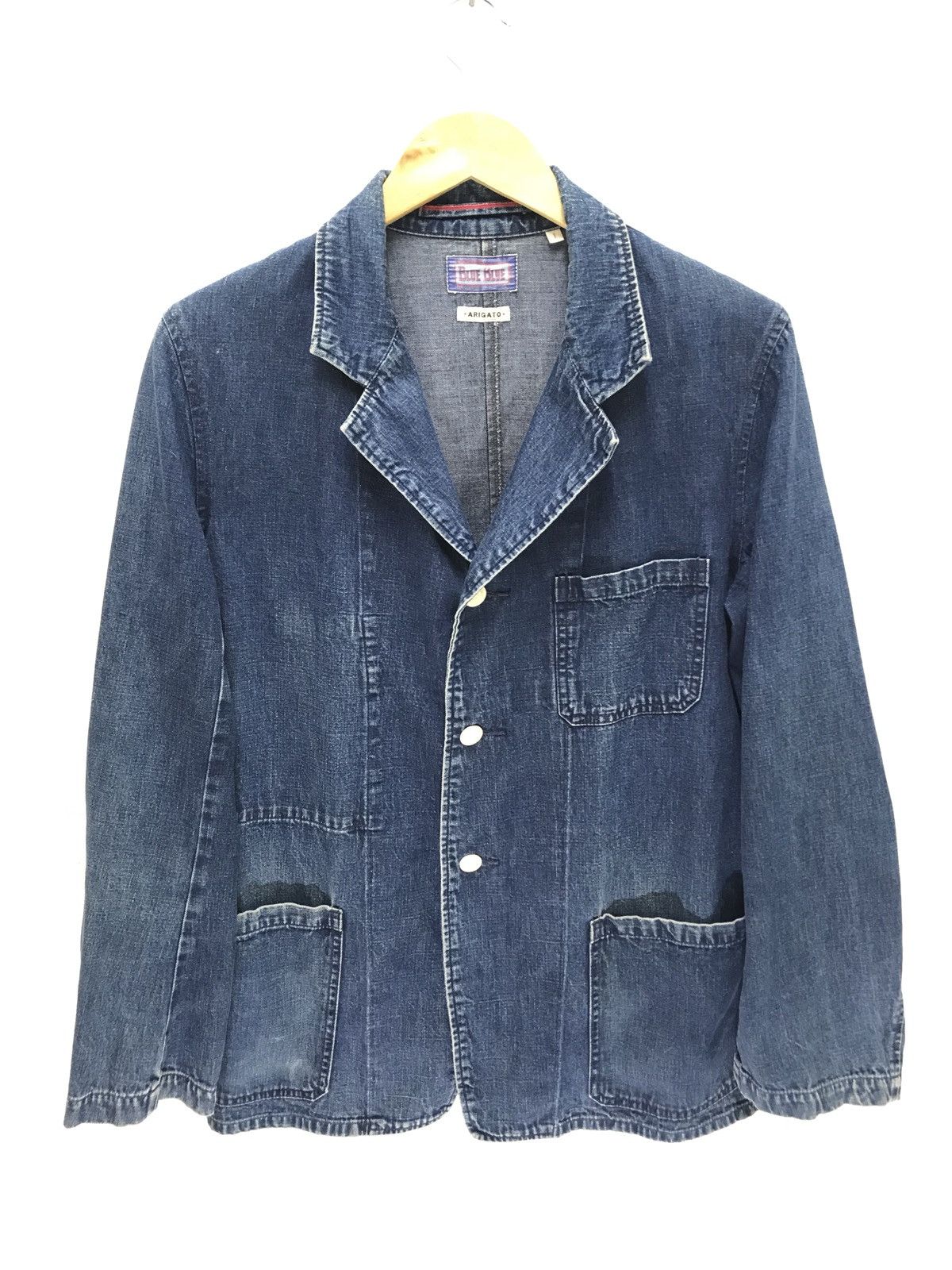 image of Arigato Blue Blue Japan Denim Jacket Workwear Indigo, Men's (Size Medium)