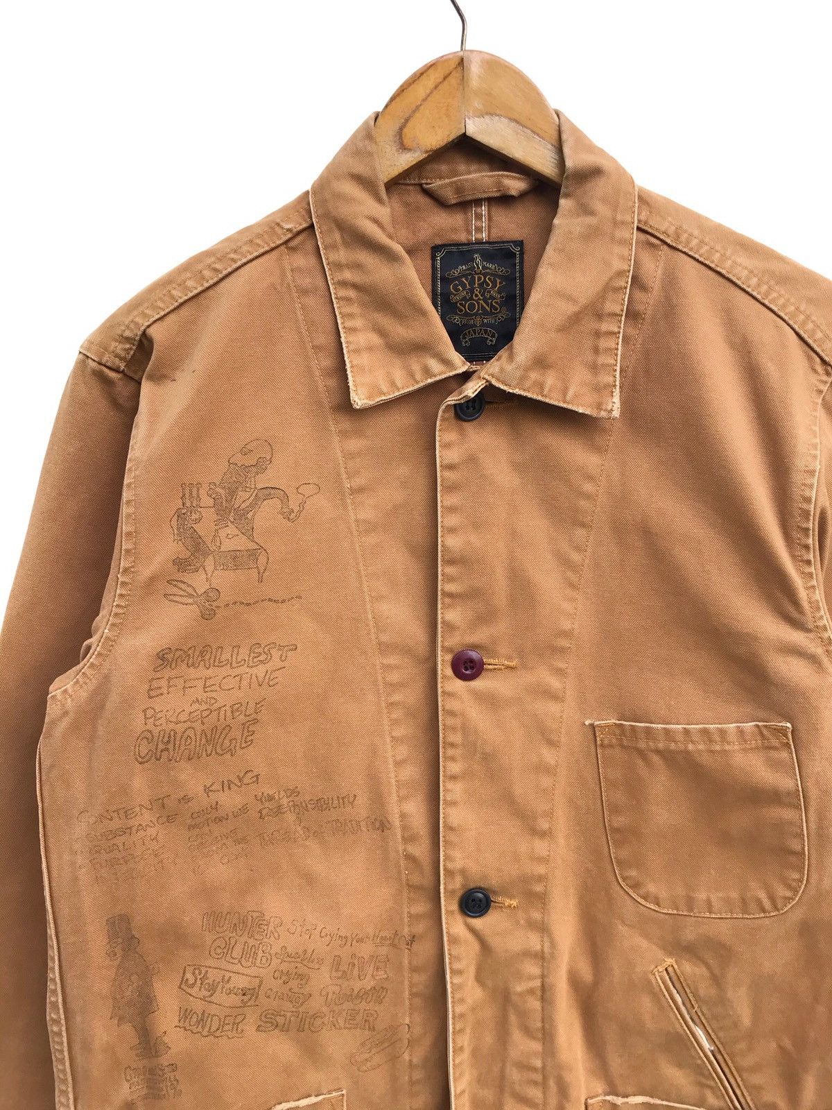 Gypsy × Japanese Brand Japanese Workers Brand Gypsy & Son Chore Duck Cotton Jacket Size US S / EU 44-46 / 1 - 3 Thumbnail