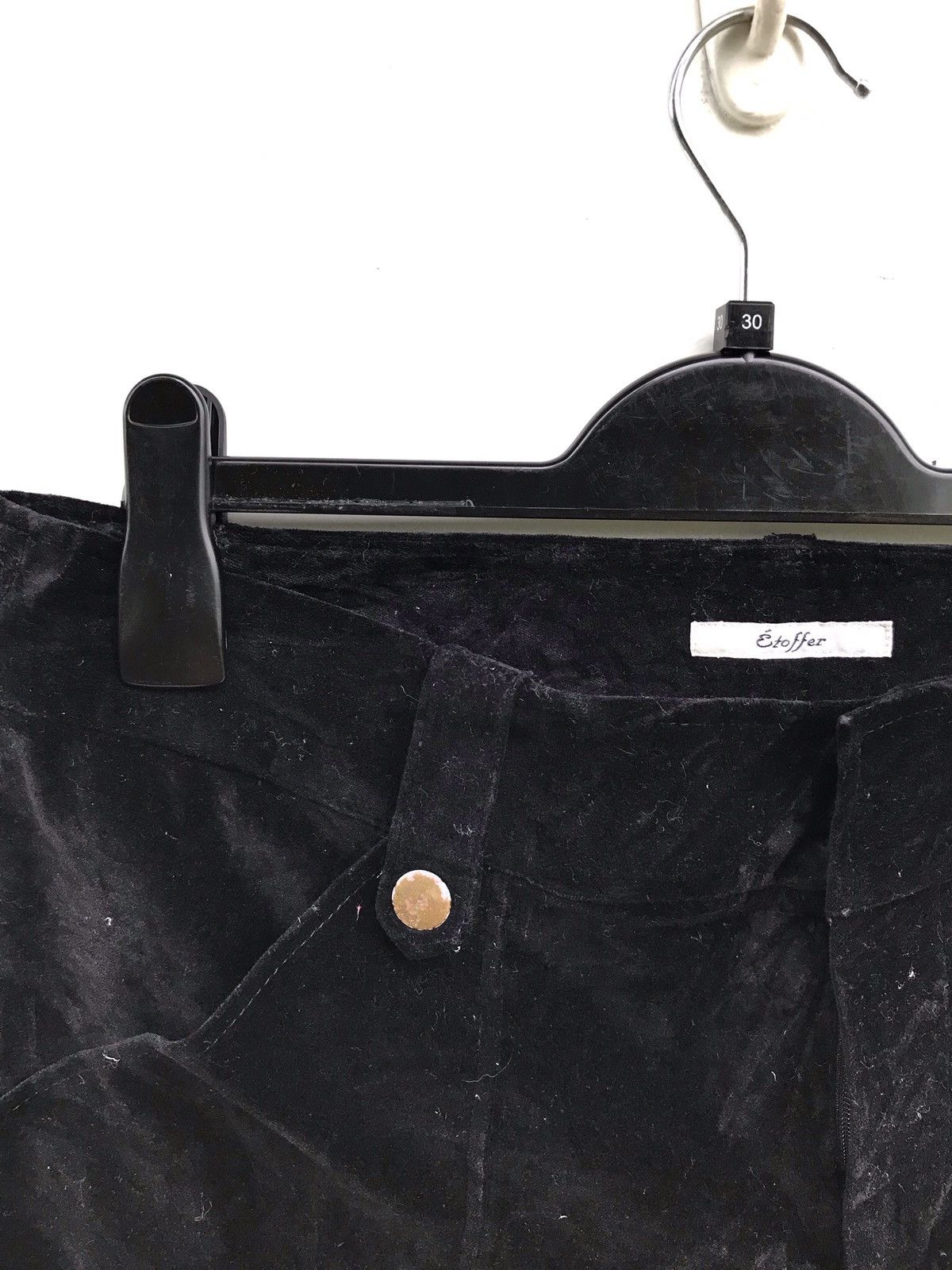 Japanese Brand × Velvet Japanese Brand étoffer Black Cropped Cargo Wide Leg Pants Size US 33 - 5 Thumbnail