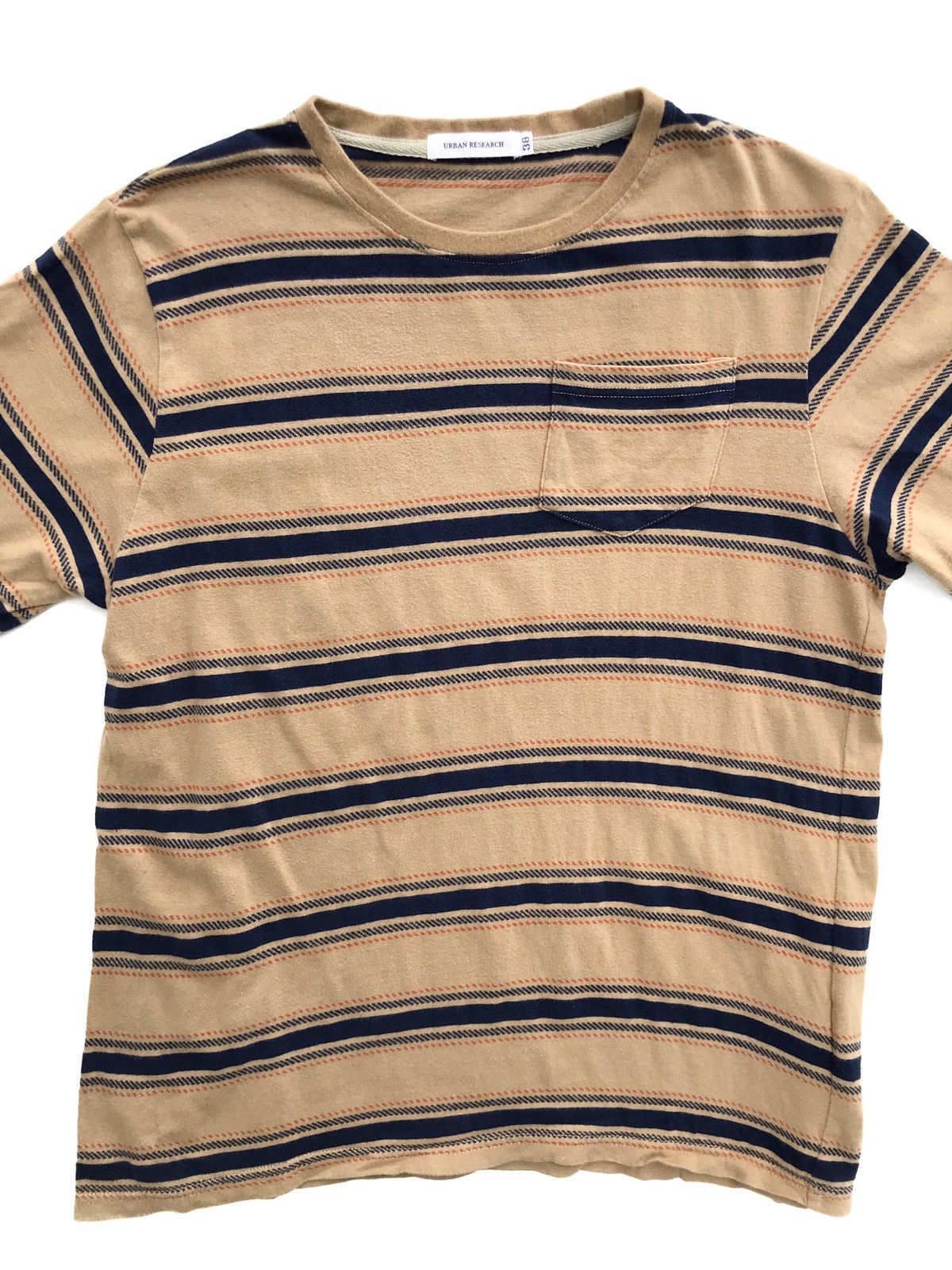 URBAN RESEARCH DOORS Urban Research Stripes Pocket Tee Size US S / EU 44-46 / 1 - 1 Thumbnail