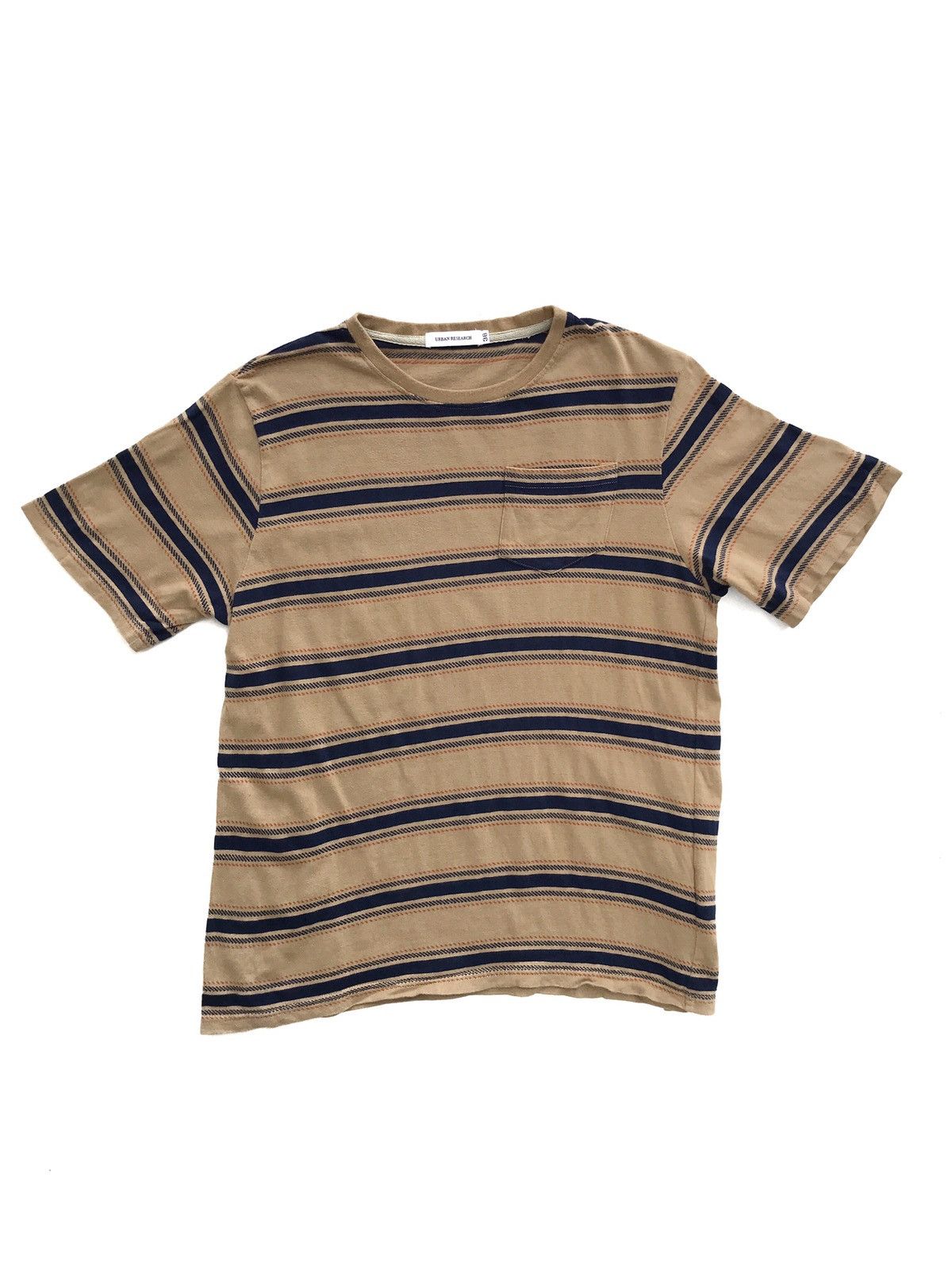 URBAN RESEARCH DOORS Urban Research Stripes Pocket Tee Size US S / EU 44-46 / 1 - 2 Thumbnail