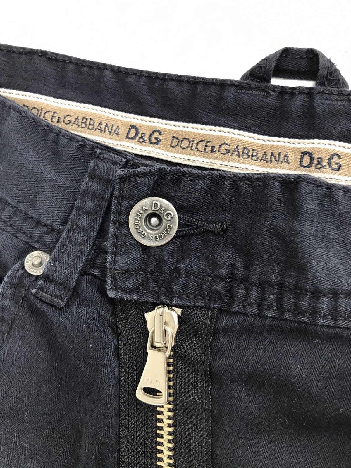 Dolce & Gabbana Dolce & Gabbana Bondage Zipper Back Pocket Logo Pants Size US 30 / EU 46 - 7 Thumbnail