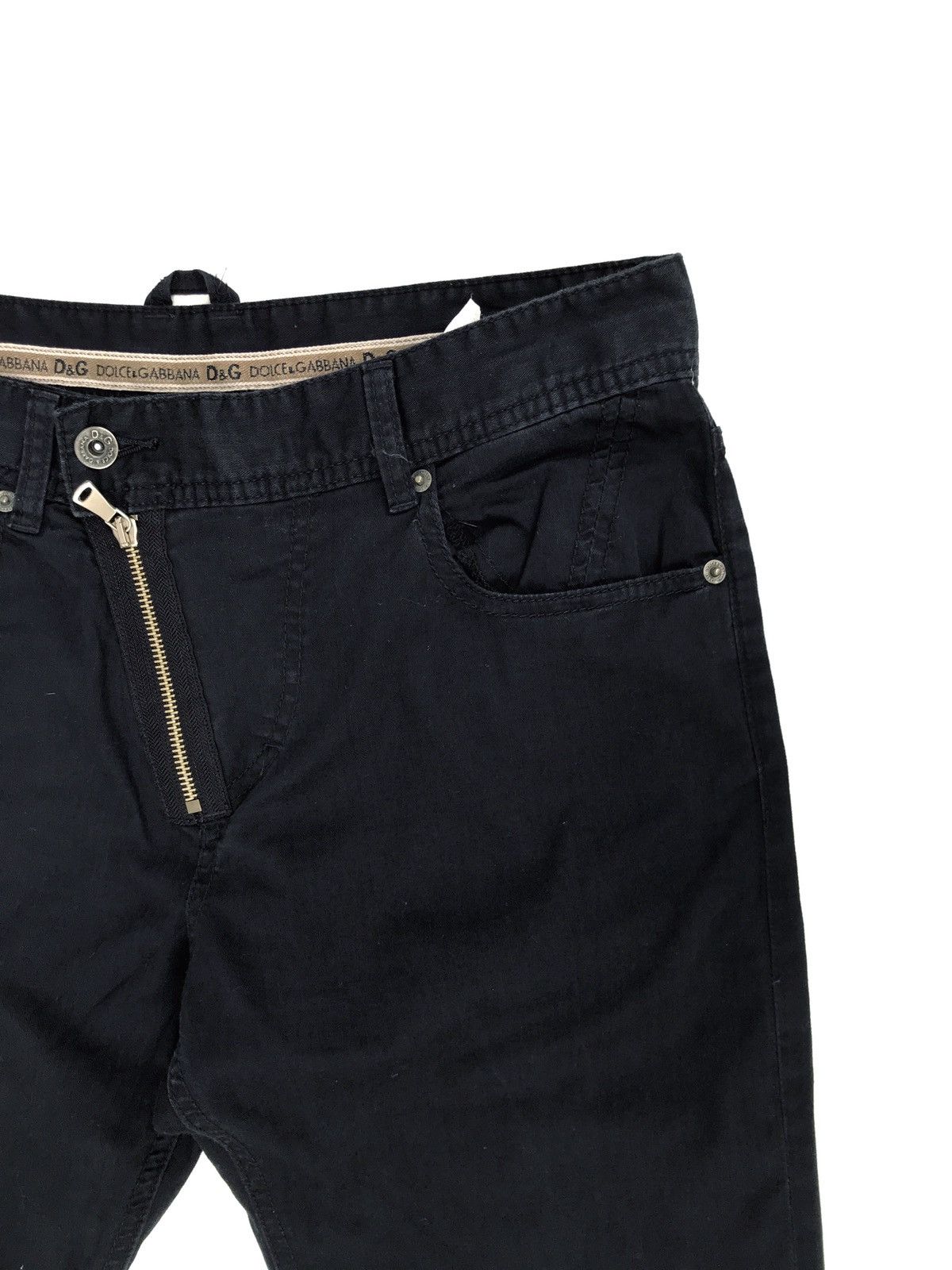 Dolce & Gabbana Dolce & Gabbana Bondage Zipper Back Pocket Logo Pants Size US 30 / EU 46 - 5 Thumbnail