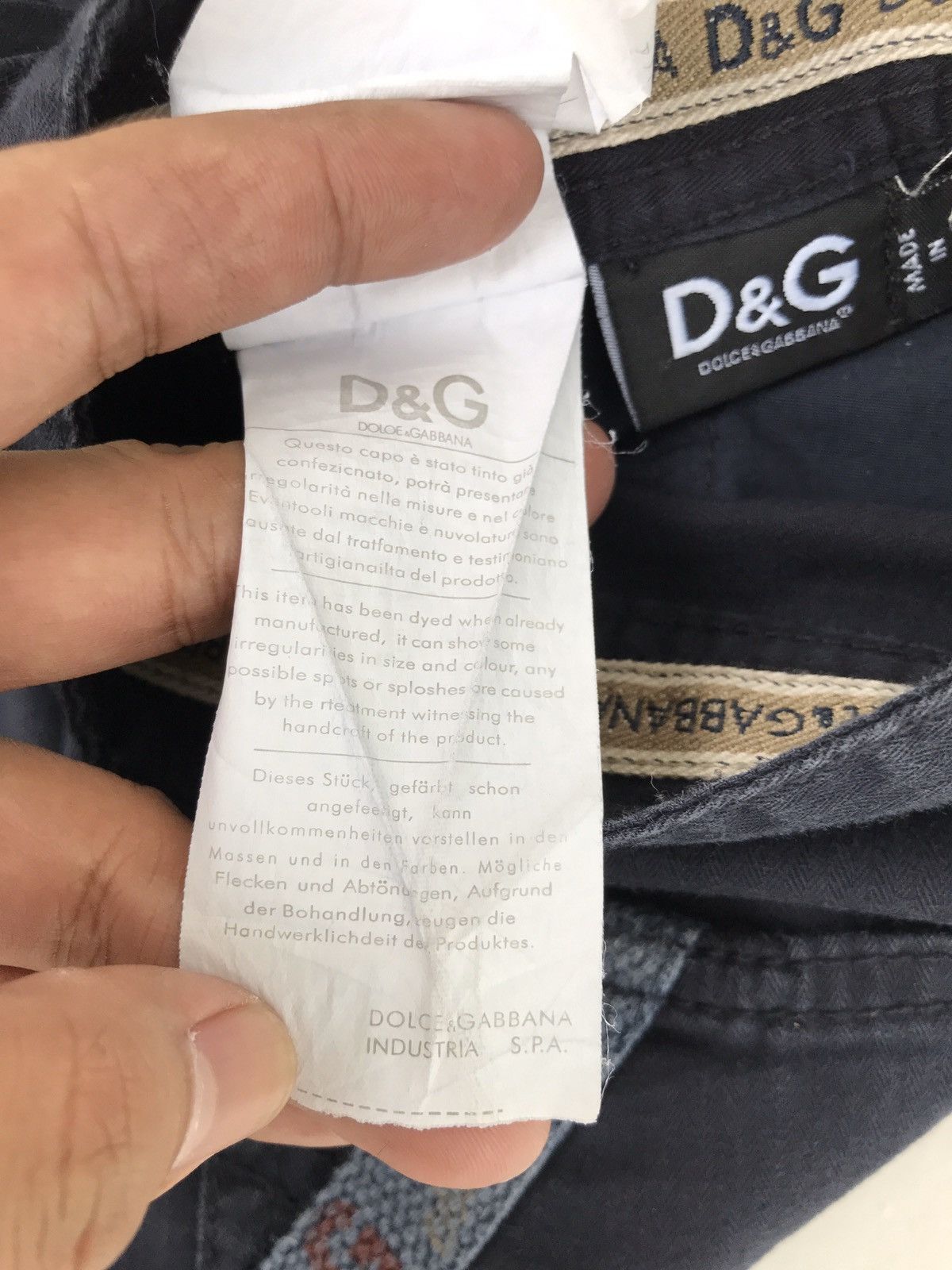 Dolce & Gabbana Dolce & Gabbana Bondage Zipper Back Pocket Logo Pants Size US 30 / EU 46 - 9 Thumbnail