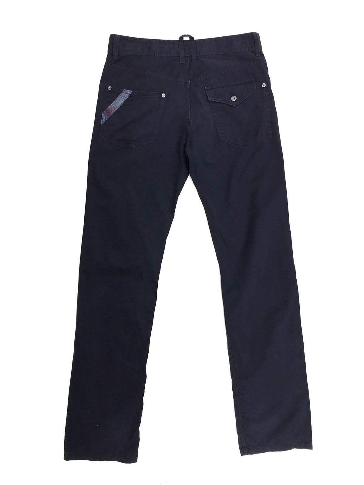 Dolce & Gabbana Dolce & Gabbana Bondage Zipper Back Pocket Logo Pants Size US 30 / EU 46 - 2 Thumbnail