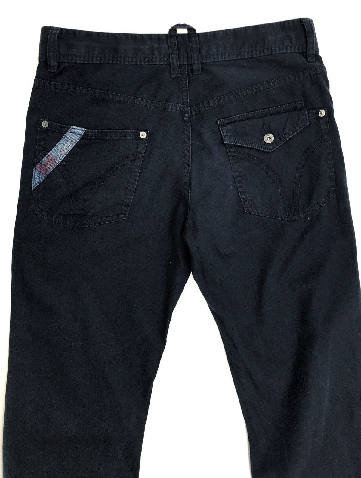 Dolce & Gabbana Dolce & Gabbana Bondage Zipper Back Pocket Logo Pants Size US 30 / EU 46 - 11 Thumbnail