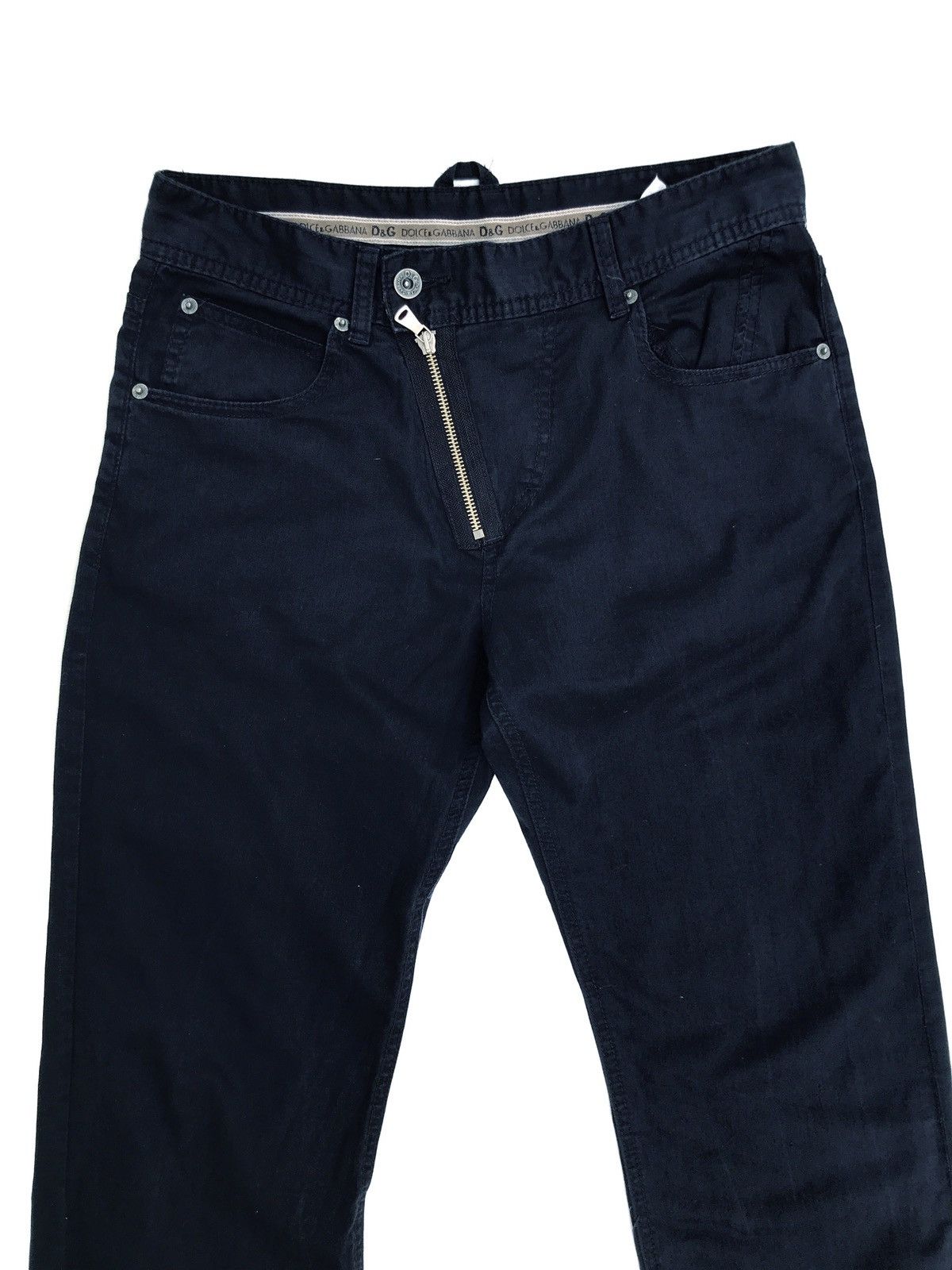 Dolce & Gabbana Dolce & Gabbana Bondage Zipper Back Pocket Logo Pants Size US 30 / EU 46 - 3 Thumbnail