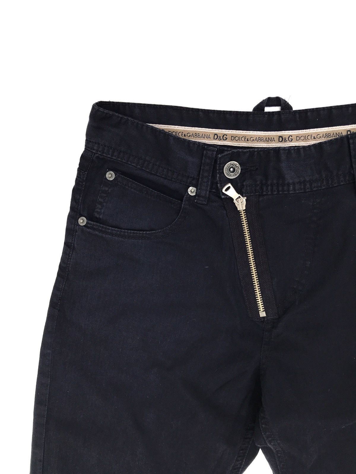 Dolce & Gabbana Dolce & Gabbana Bondage Zipper Back Pocket Logo Pants Size US 30 / EU 46 - 4 Thumbnail