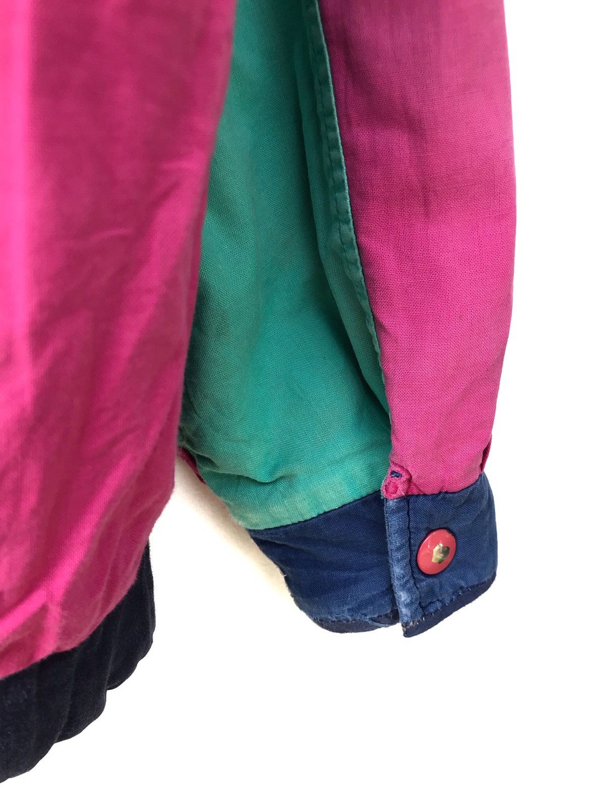 Kansai Yamamoto × Vintage Vintage 70s Kansai Sport Multicolour Button Bomber Jacket Size US M / EU 48-50 / 2 - 8 Thumbnail