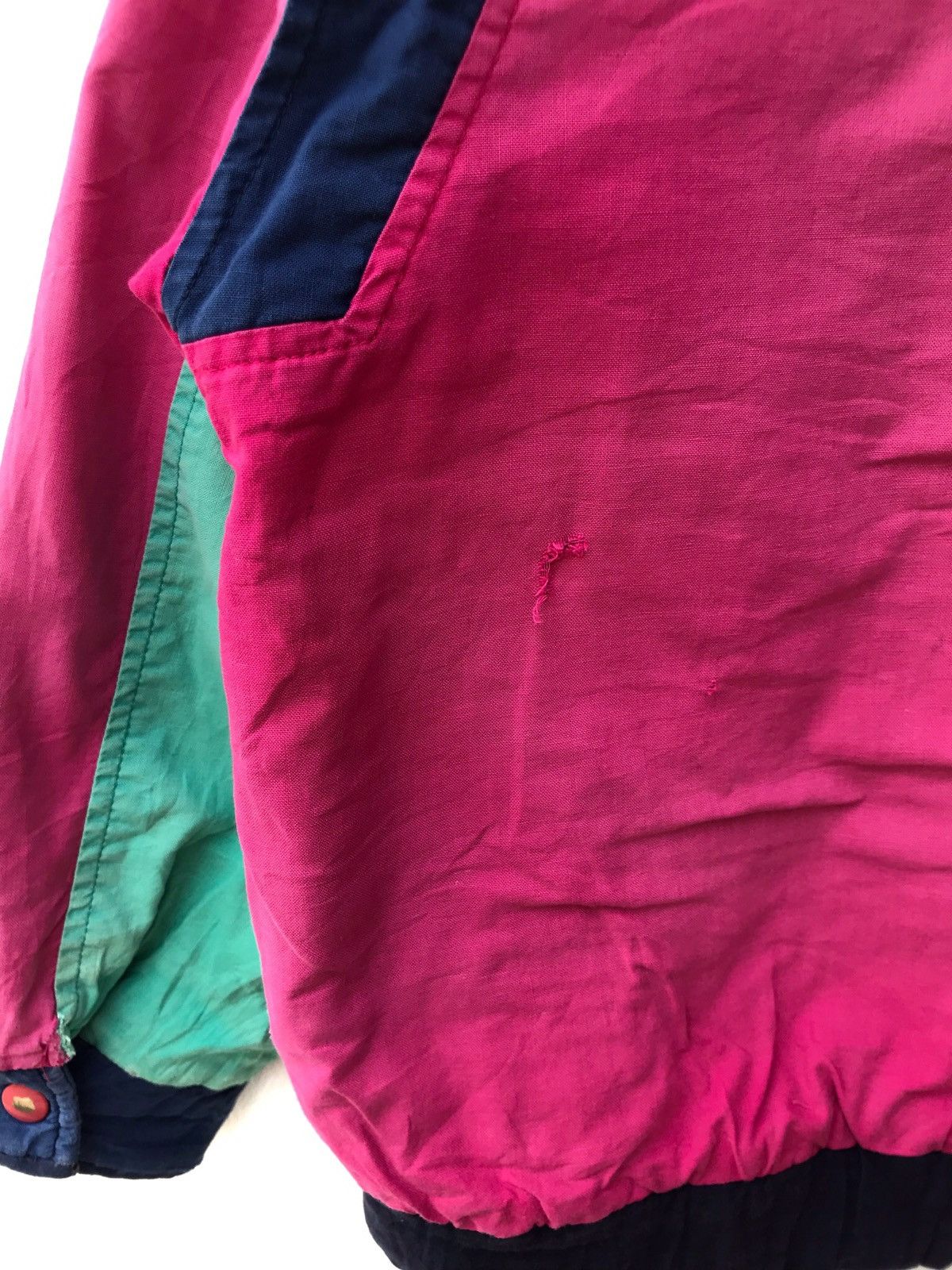 Kansai Yamamoto × Vintage Vintage 70s Kansai Sport Multicolour Button Bomber Jacket Size US M / EU 48-50 / 2 - 7 Thumbnail
