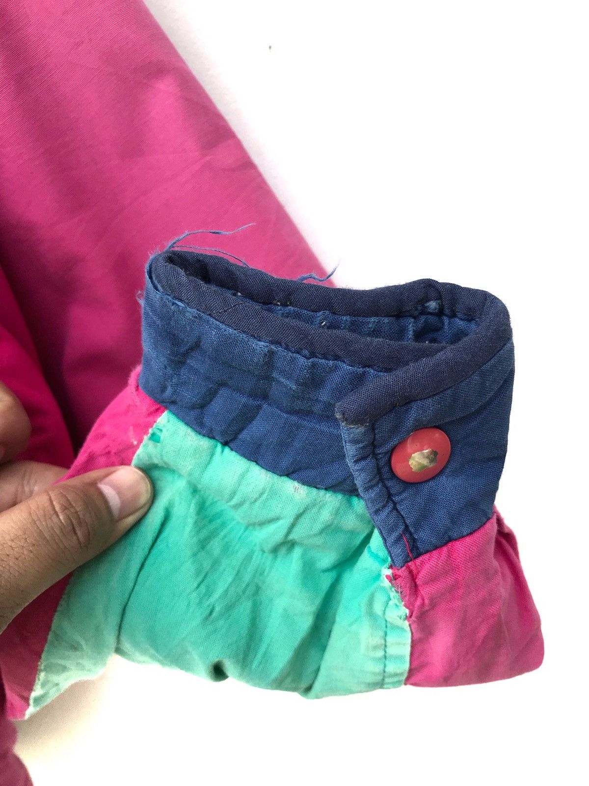 Kansai Yamamoto × Vintage Vintage 70s Kansai Sport Multicolour Button Bomber Jacket Size US M / EU 48-50 / 2 - 13 Thumbnail