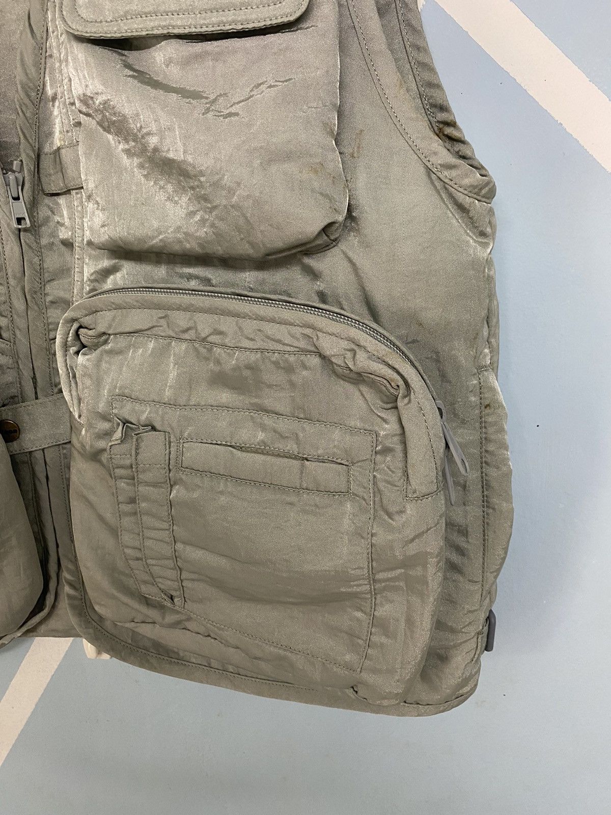 Nikon × Vintage Vintage Nikon Camera Japan Multi Pocket Parachute Cargo Vest Size US M / EU 48-50 / 2 - 6 Thumbnail