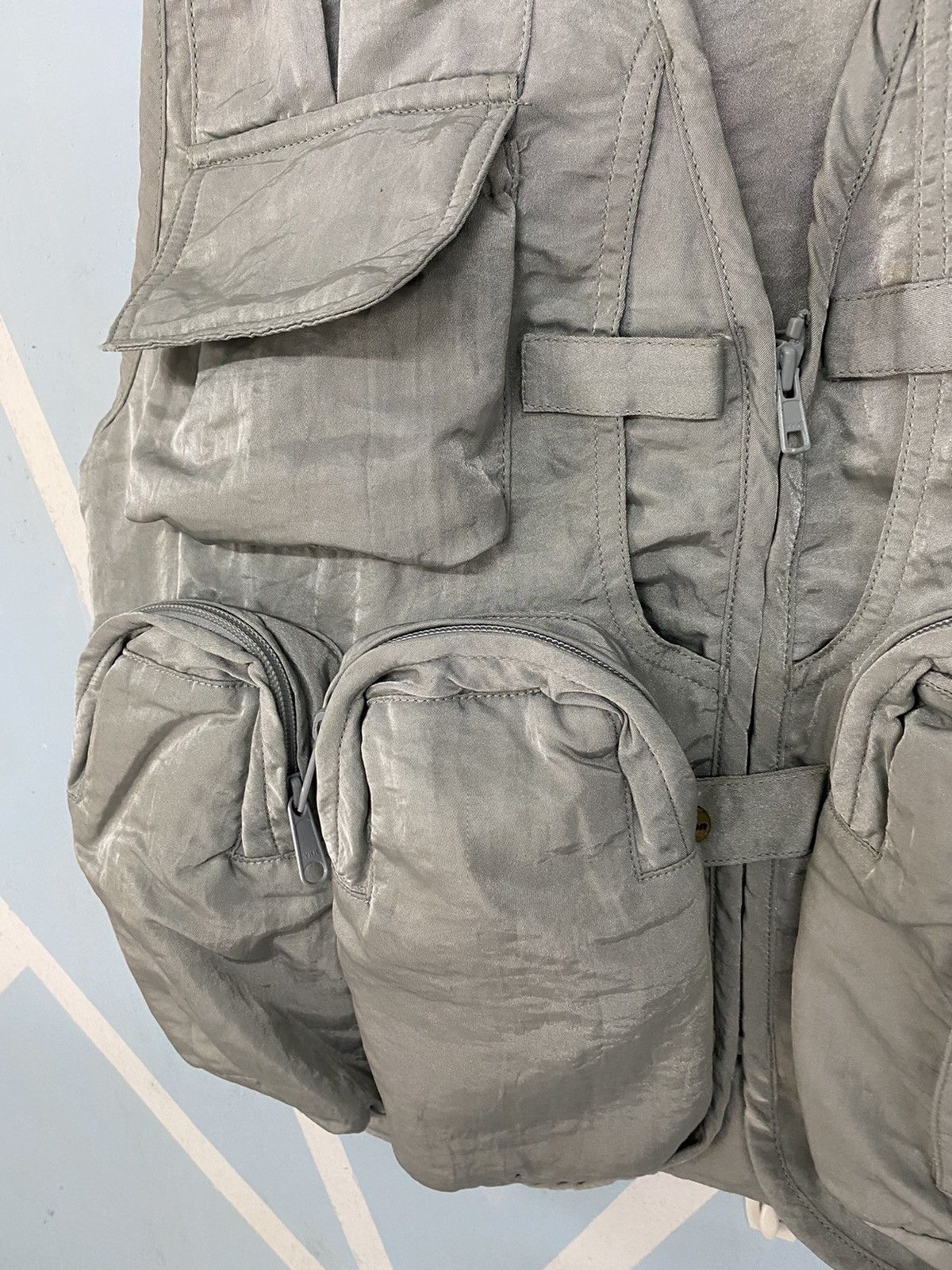 Nikon × Vintage Vintage Nikon Camera Japan Multi Pocket Parachute Cargo Vest Size US M / EU 48-50 / 2 - 7 Thumbnail