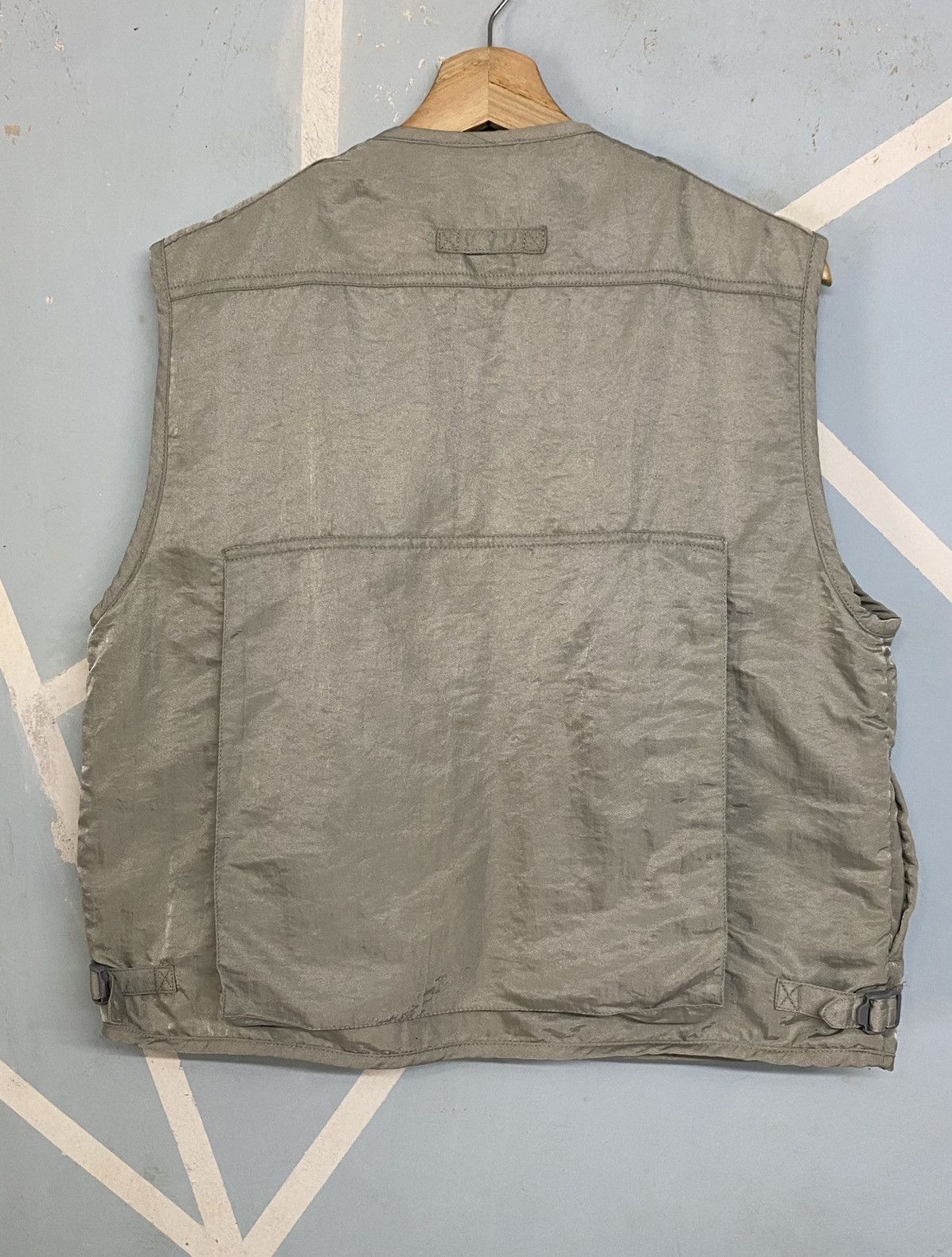 Nikon × Vintage Vintage Nikon Camera Japan Multi Pocket Parachute Cargo Vest Size US M / EU 48-50 / 2 - 2 Thumbnail