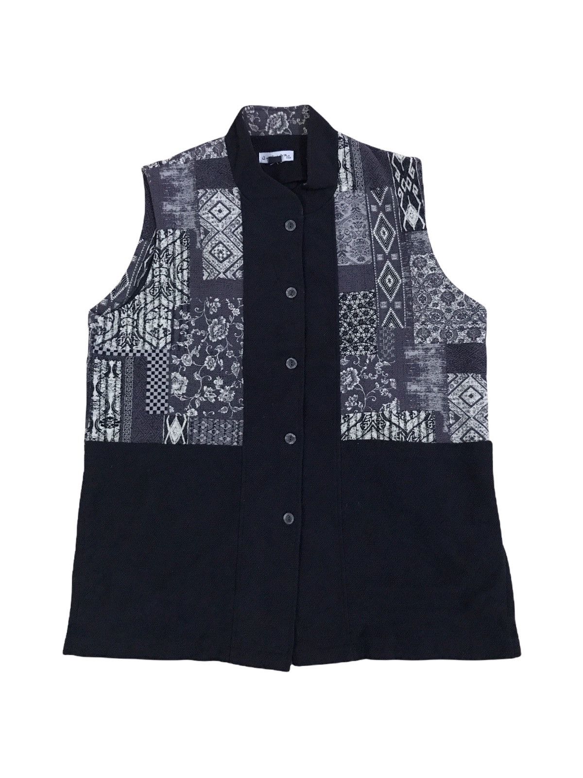 Japanese Brand Vintage Bandana Patchwork Vest Jacket Kapital Visvim Style Size US M / EU 48-50 / 2 - 2 Thumbnail