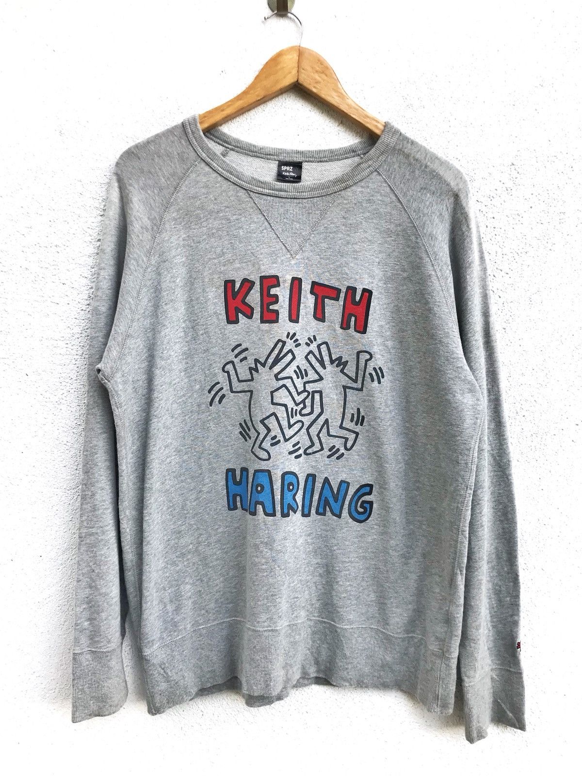 Keith Haring × Uniqlo Keith Haring Big Logo Crewneck Sweatshirt Size US L / EU 52-54 / 3 - 1 Thumbnail
