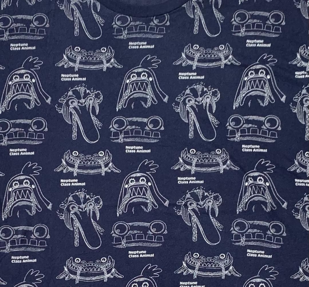 Uniqlo Vintage Tee D - 25 Neptune class animal Size US XL / EU 56 / 4 - 3 Thumbnail
