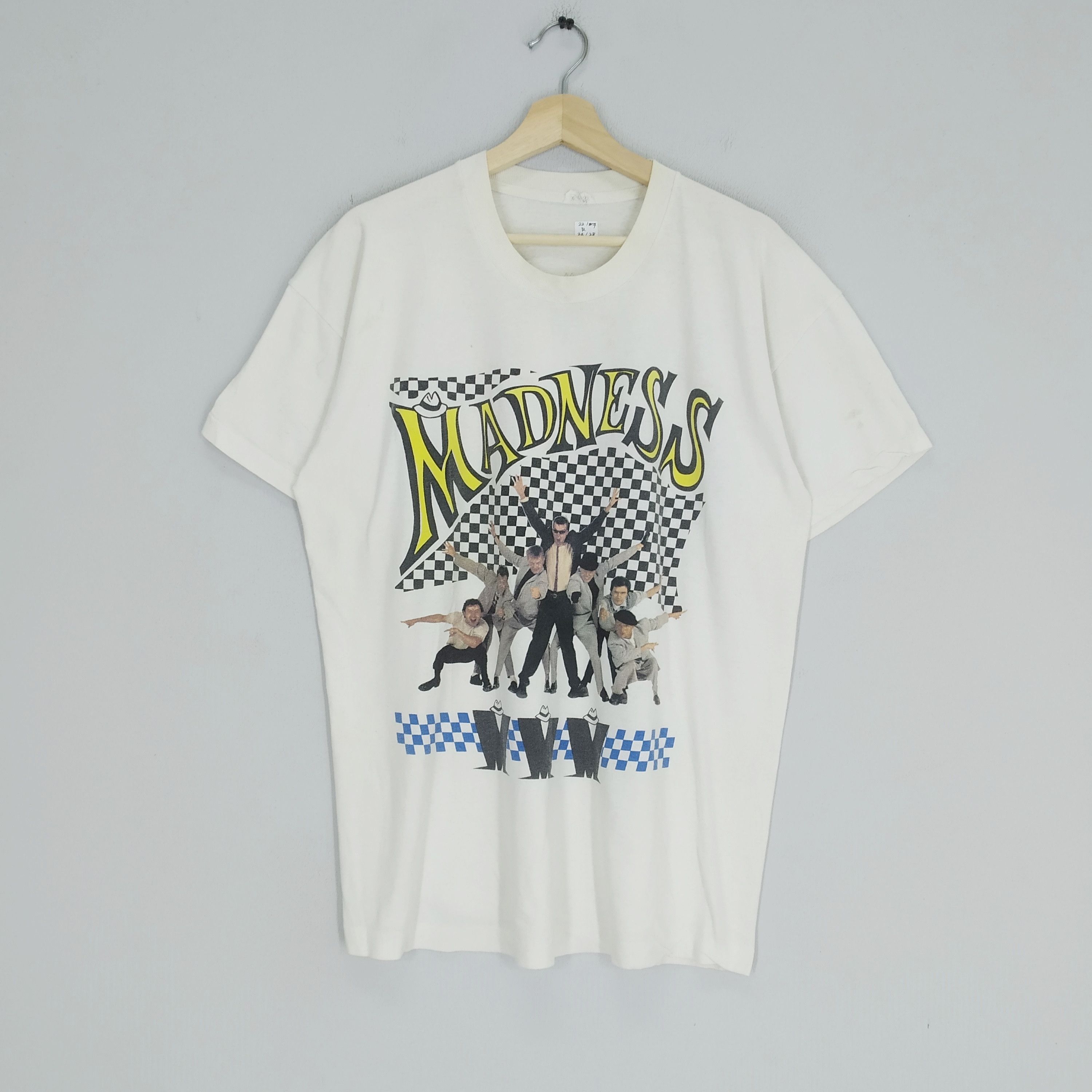 Vintage 90s Madness English Ska Pop Rock Band Tour Music