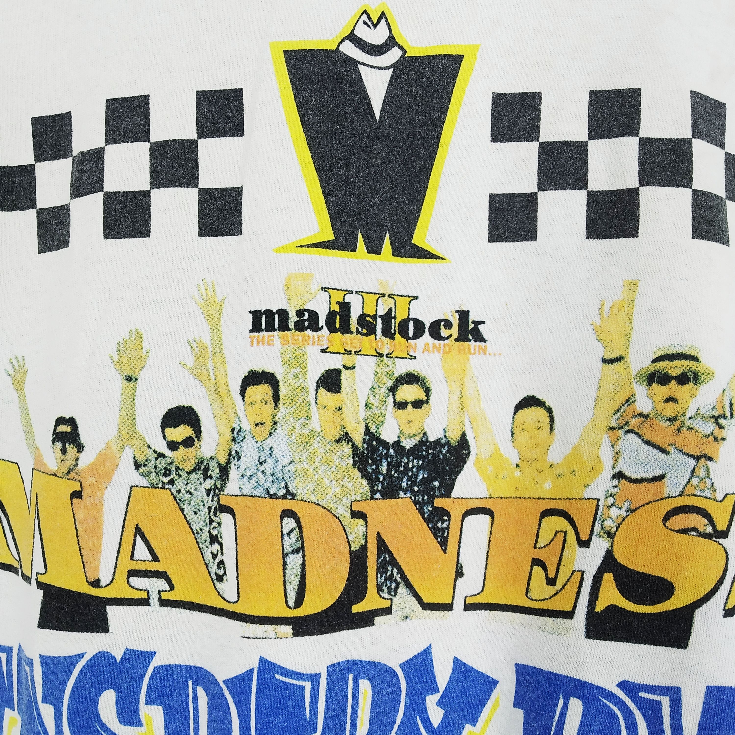 Band Tees Vintage 90s Madness English Ska Pop Rock Band Tour Music Size US XL / EU 56 / 4 - 8 Thumbnail