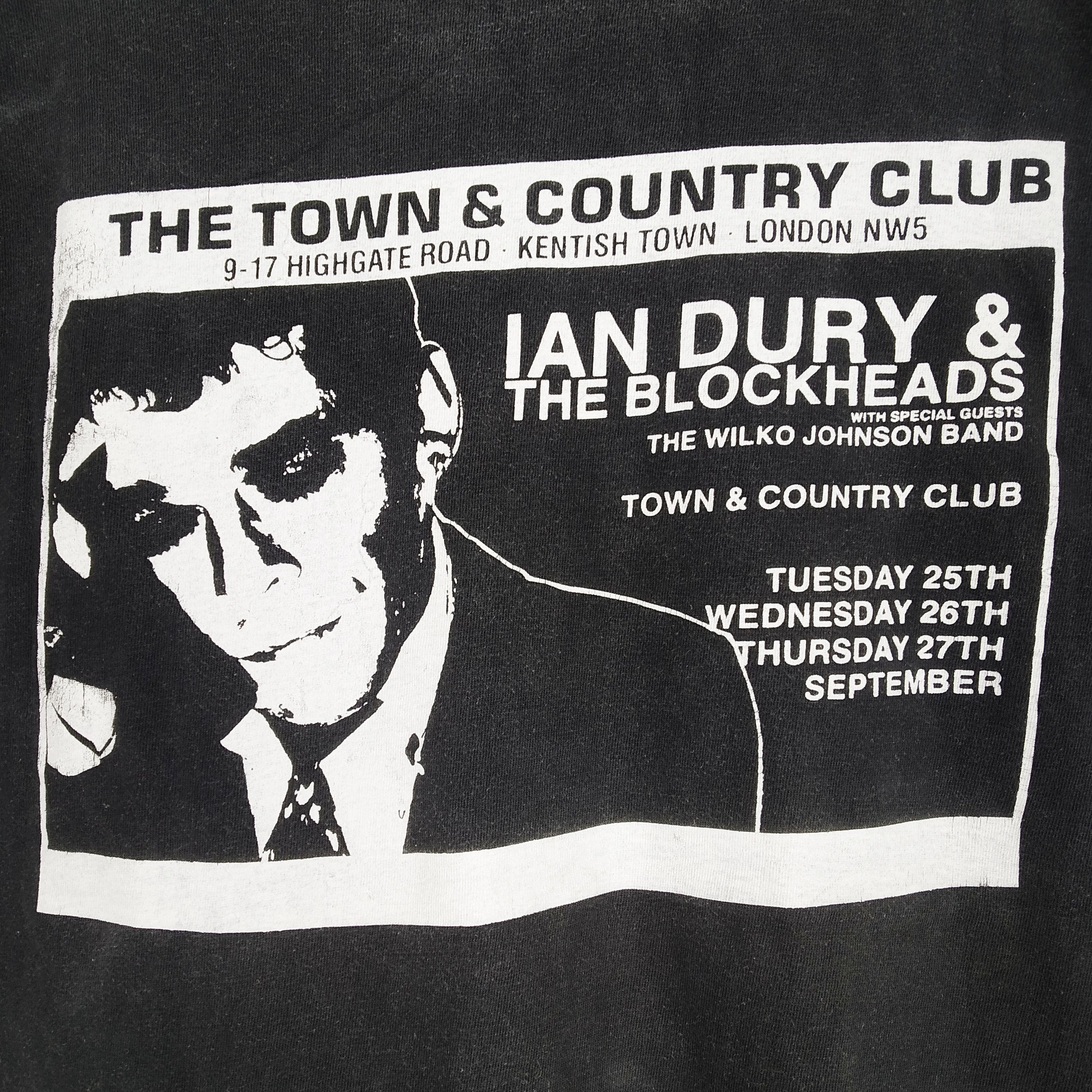 Vintage 90s Ian Dury & The Blockheads English Punk Rock Band