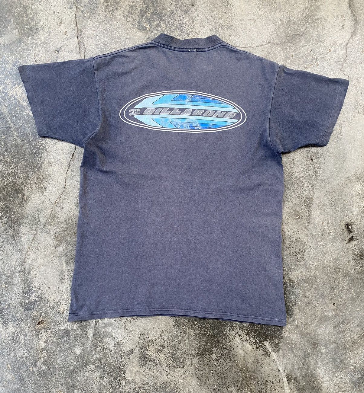 Billabong Vintage Billabong Usa Distressed Tees Size US M / EU 48-50 / 2 - 2 Thumbnail