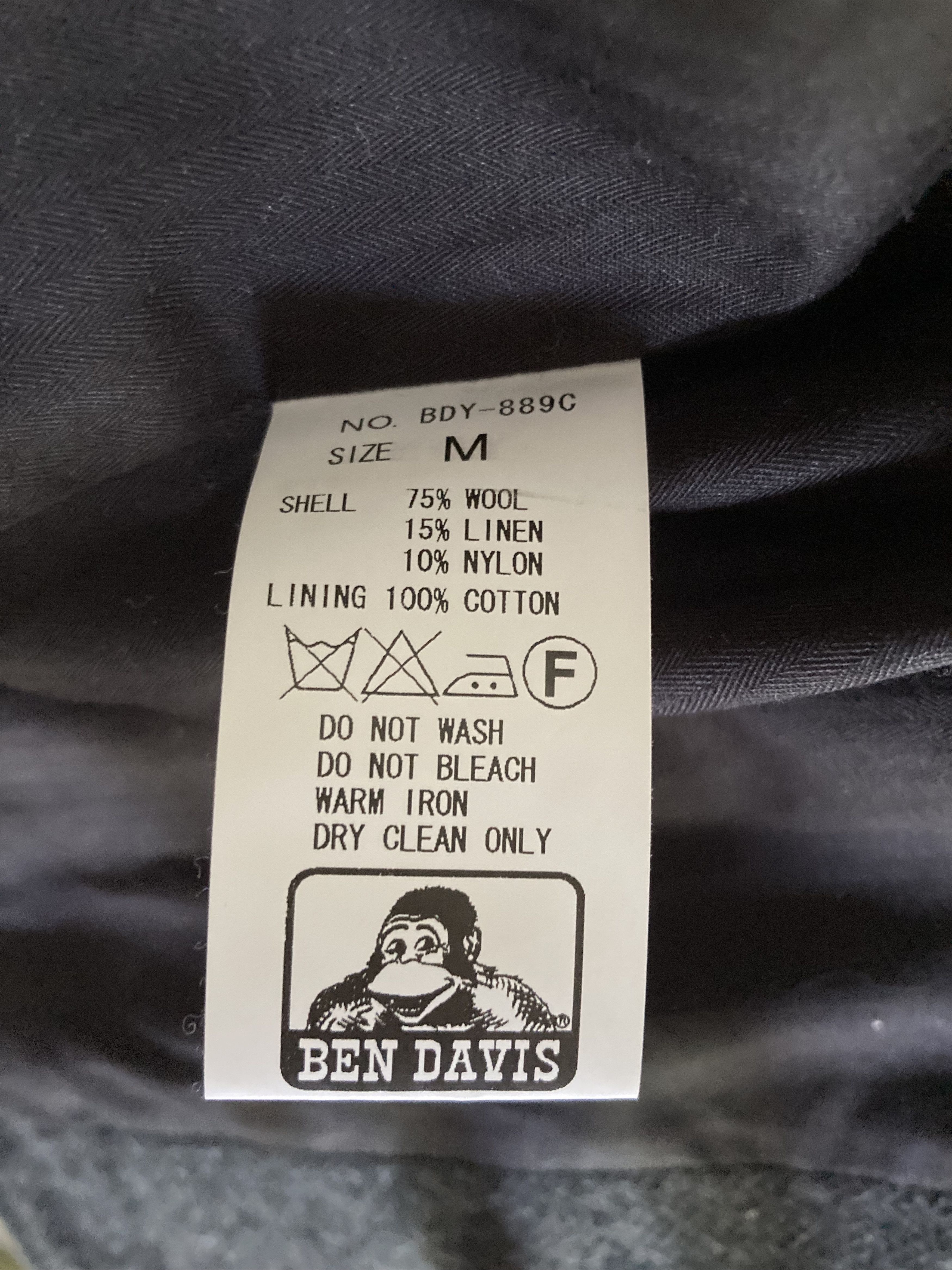 Ben Davis Ben Davis Project Line Tweed 3 piece Suit, Made in Japan, M Size 38R - 6 Thumbnail