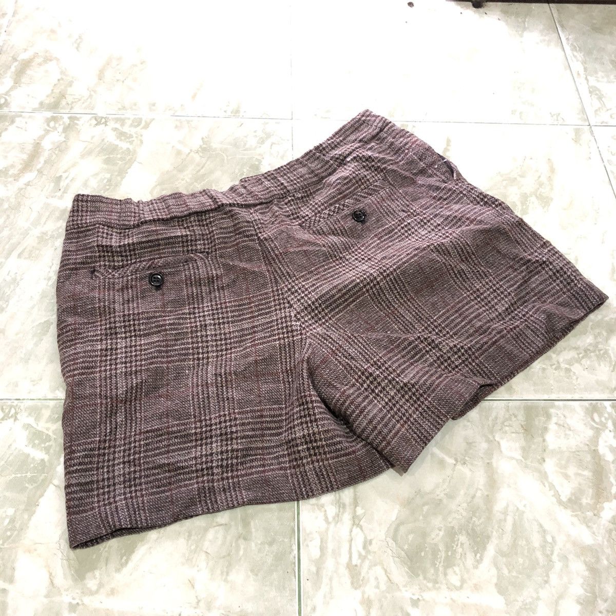 Japanese Brand Vintage Japanese Brand Wool Short Pants Size US 30 / EU 46 - 2 Thumbnail