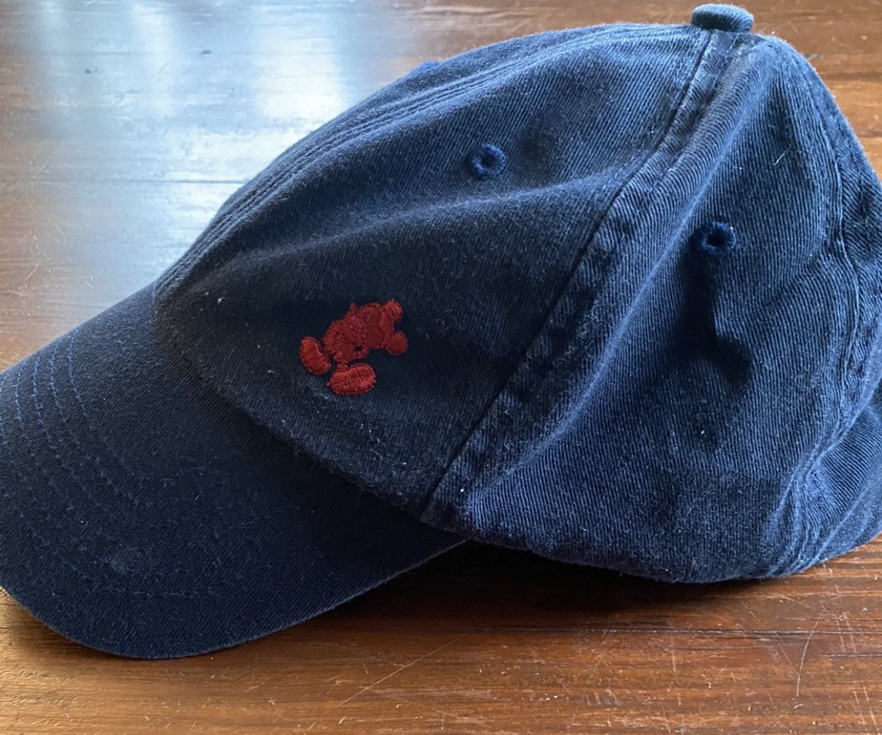 Mickey Mouse Vintage 90's Mickey Mouse Disney World Dad Hat Strapback Size ONE SIZE - 1 Thumbnail
